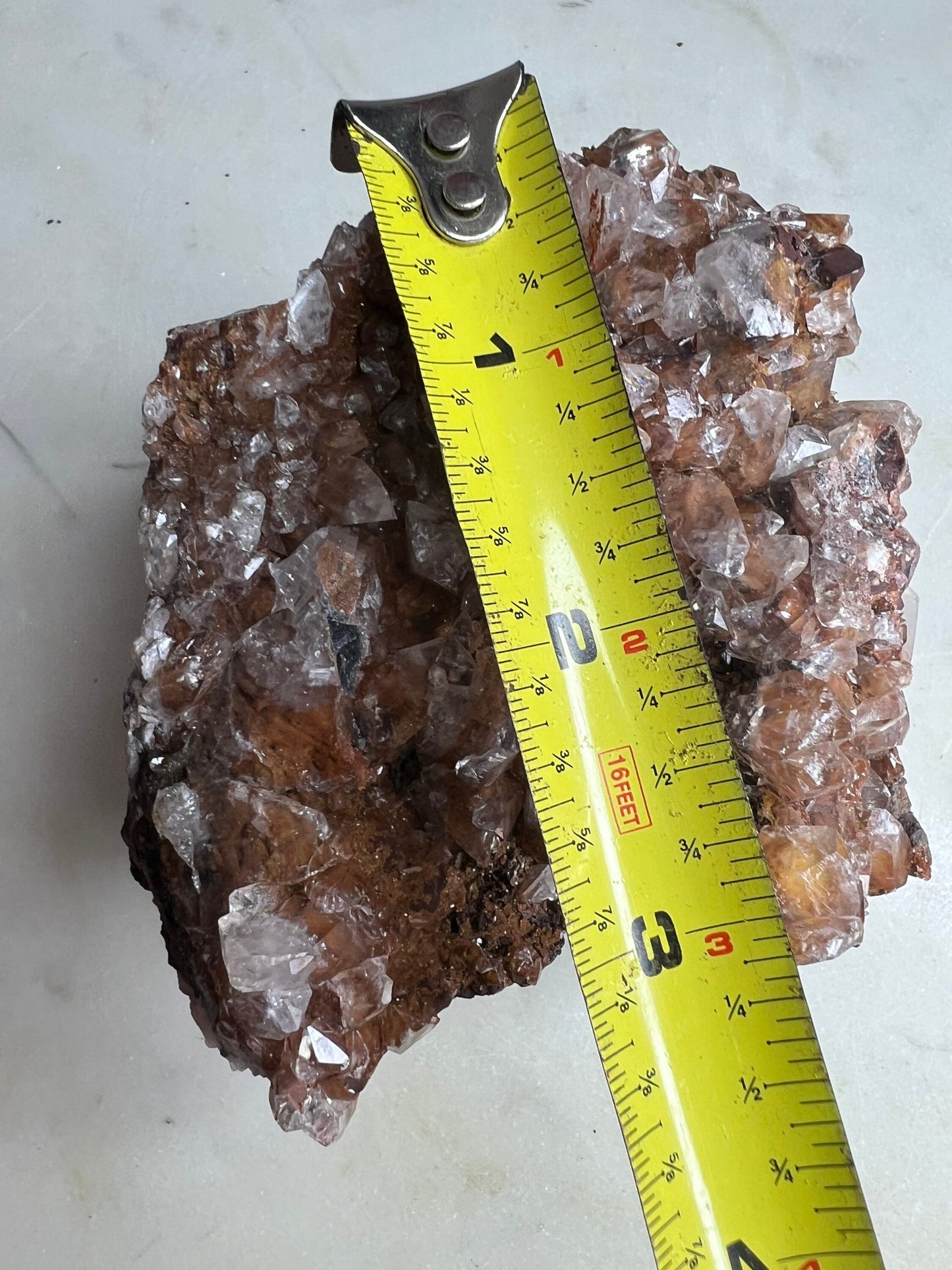 Red diamond calcite. 1pound 4oz