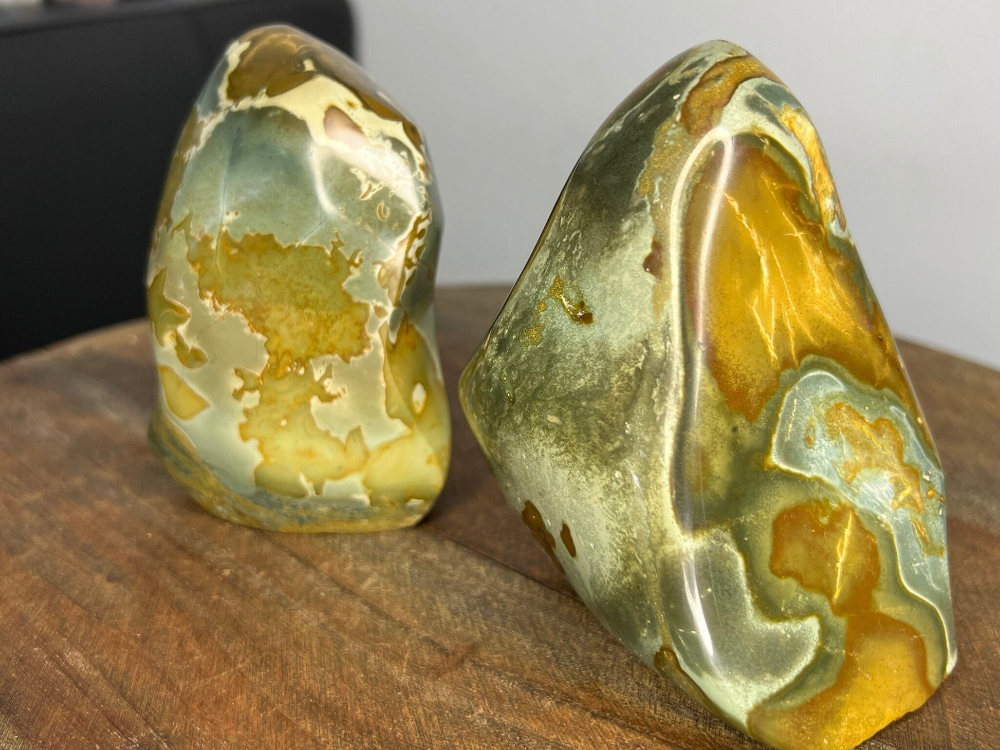 2 Piece polychrome Jasper Freeform Set 2lb 10.8oz