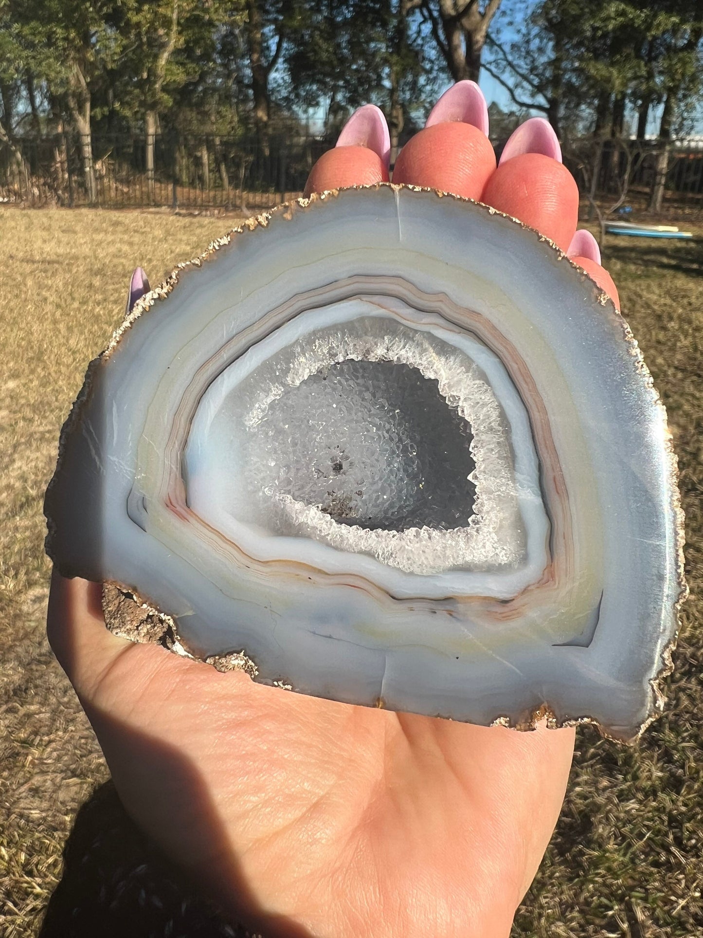 Geode 11oz and 3 inches tall from Brazil
