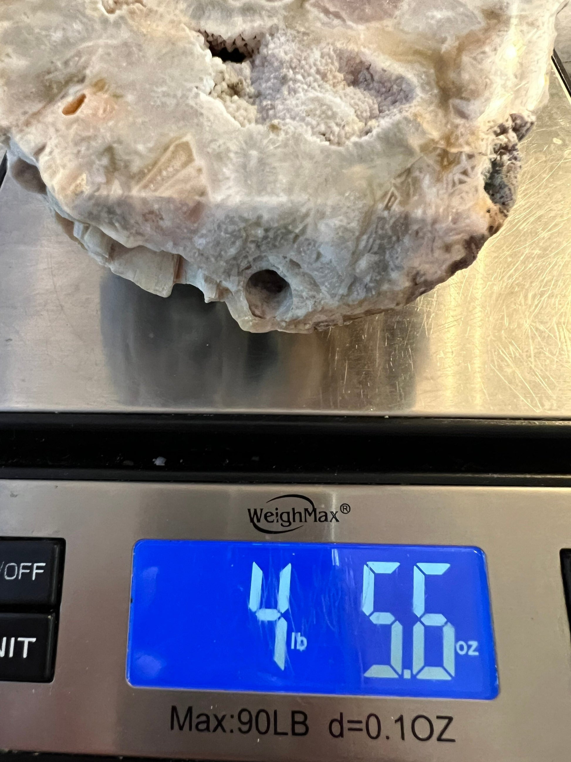 Pink amethyst 4lbs 5oz