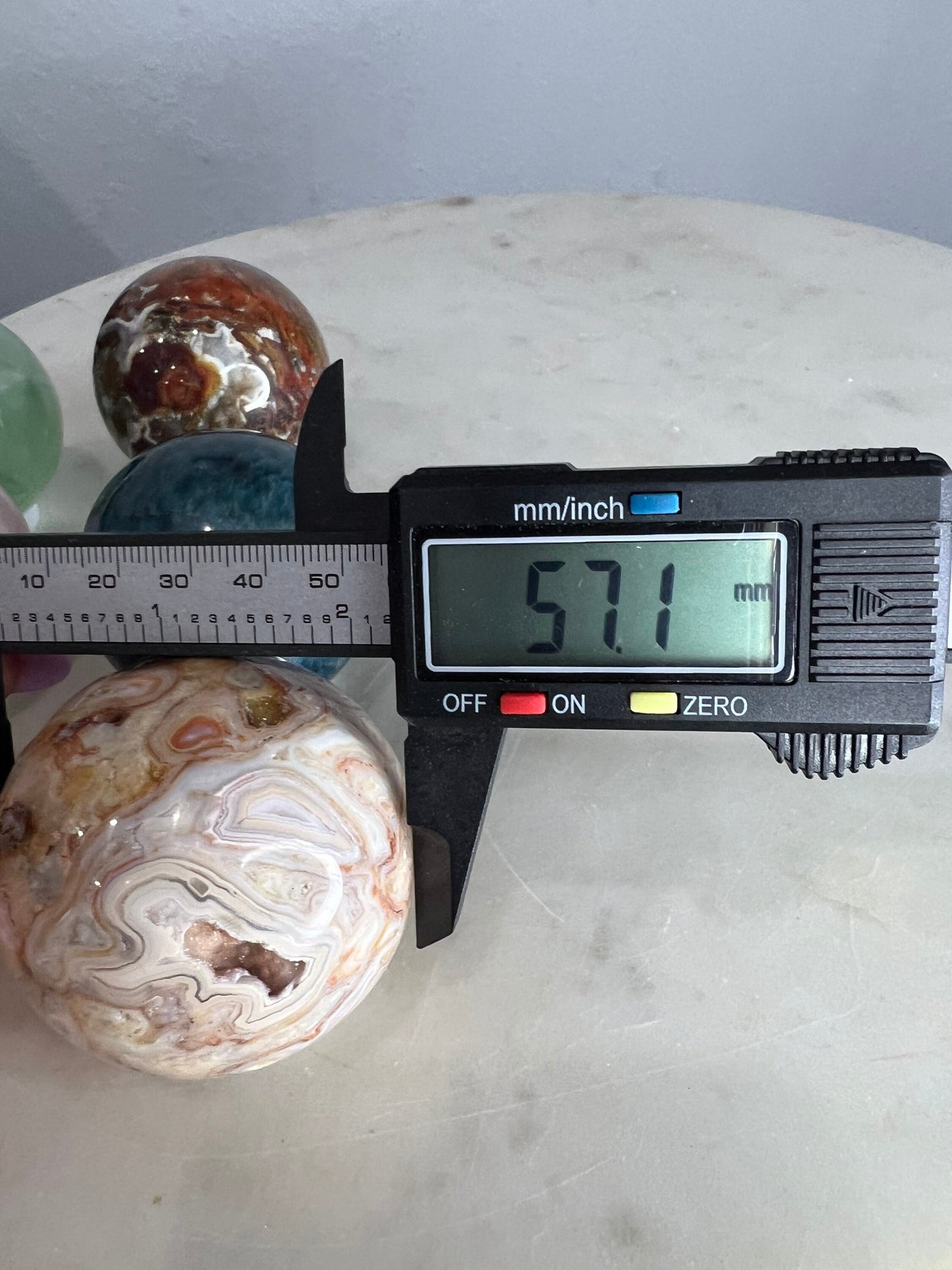 5 sphere set total weight 2 pounds 14oz