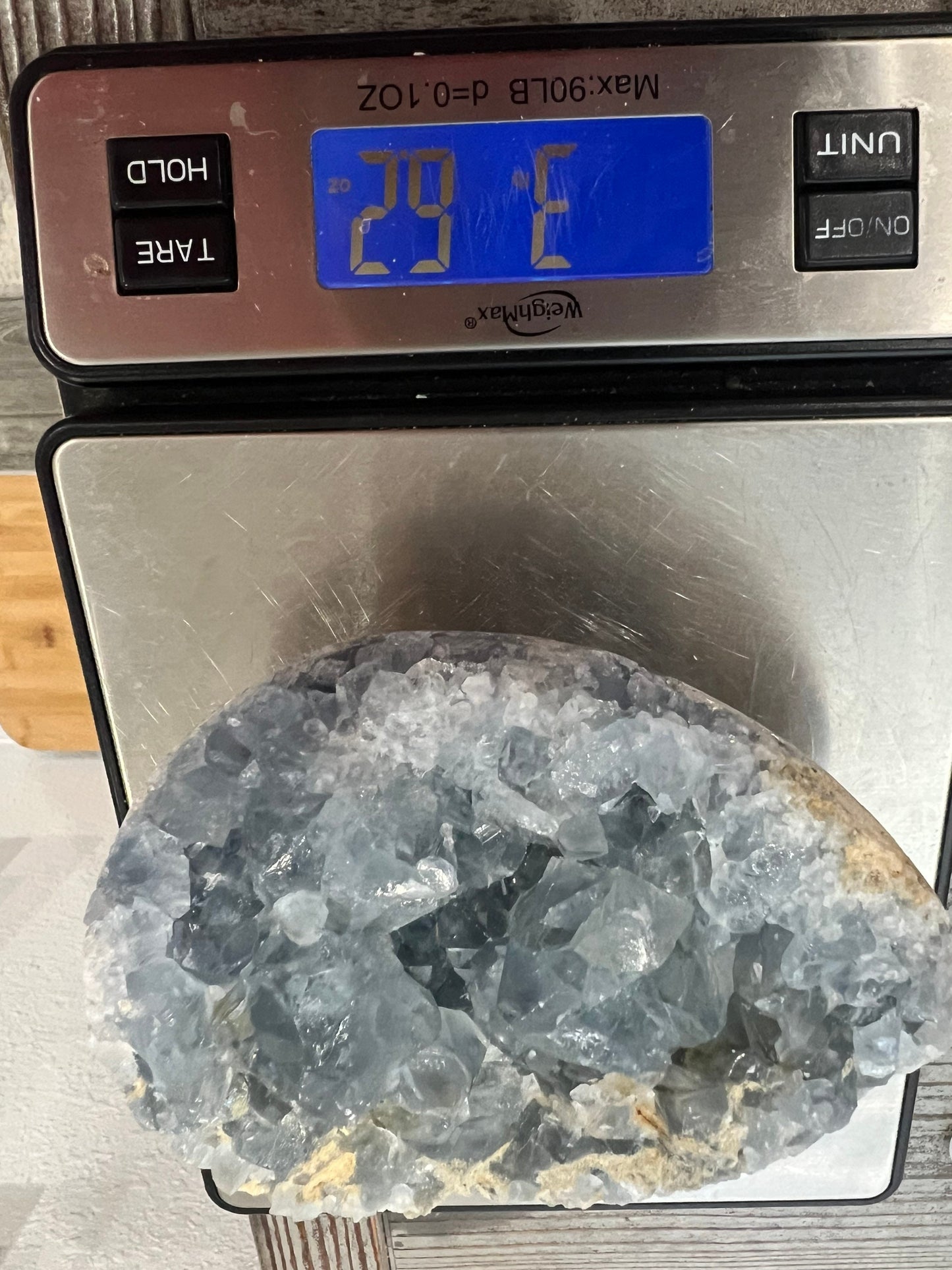 Celestite 3 pounds 6oz