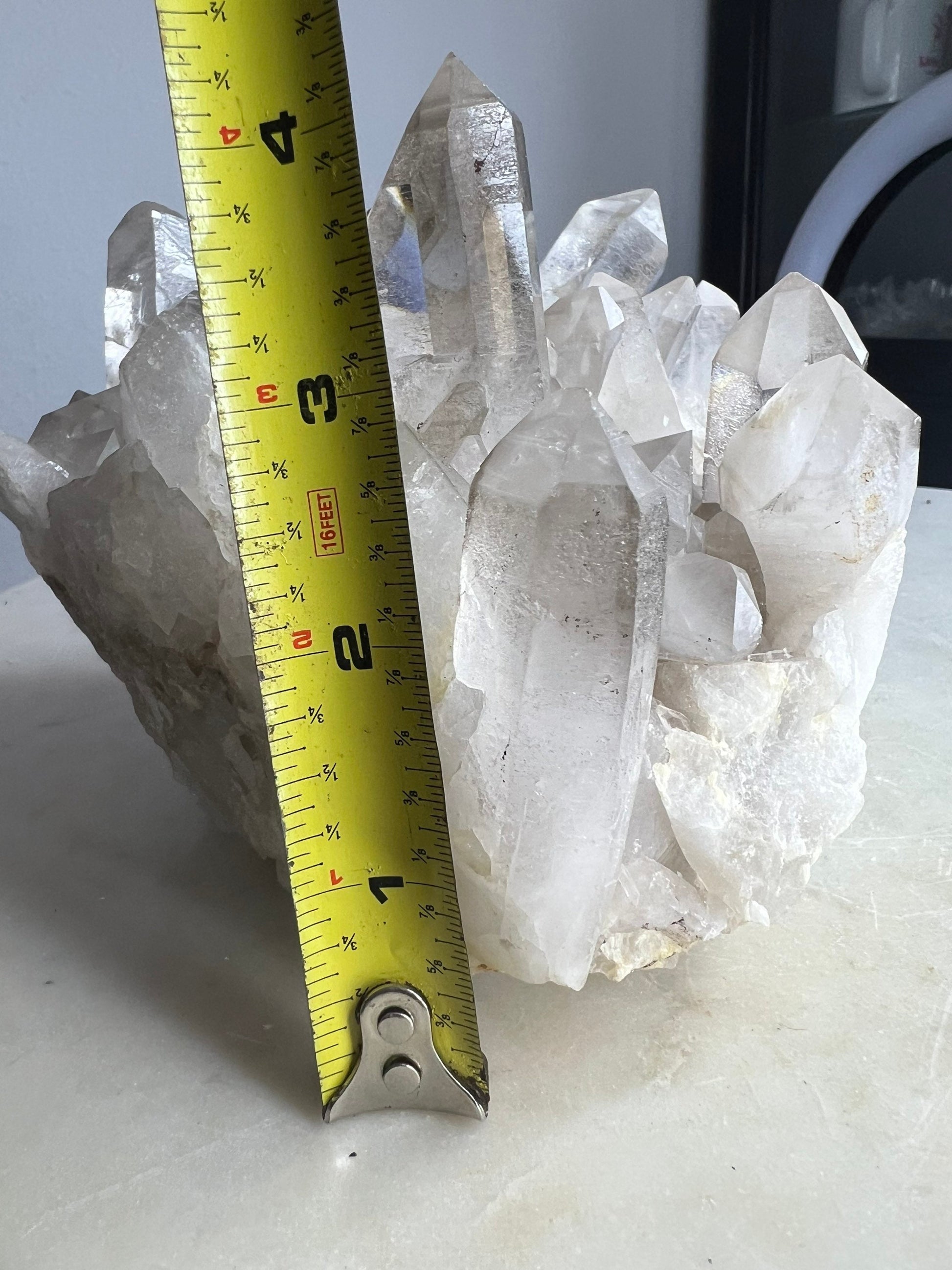 Clear Quartz crystal cluster 4 pounds 12oz