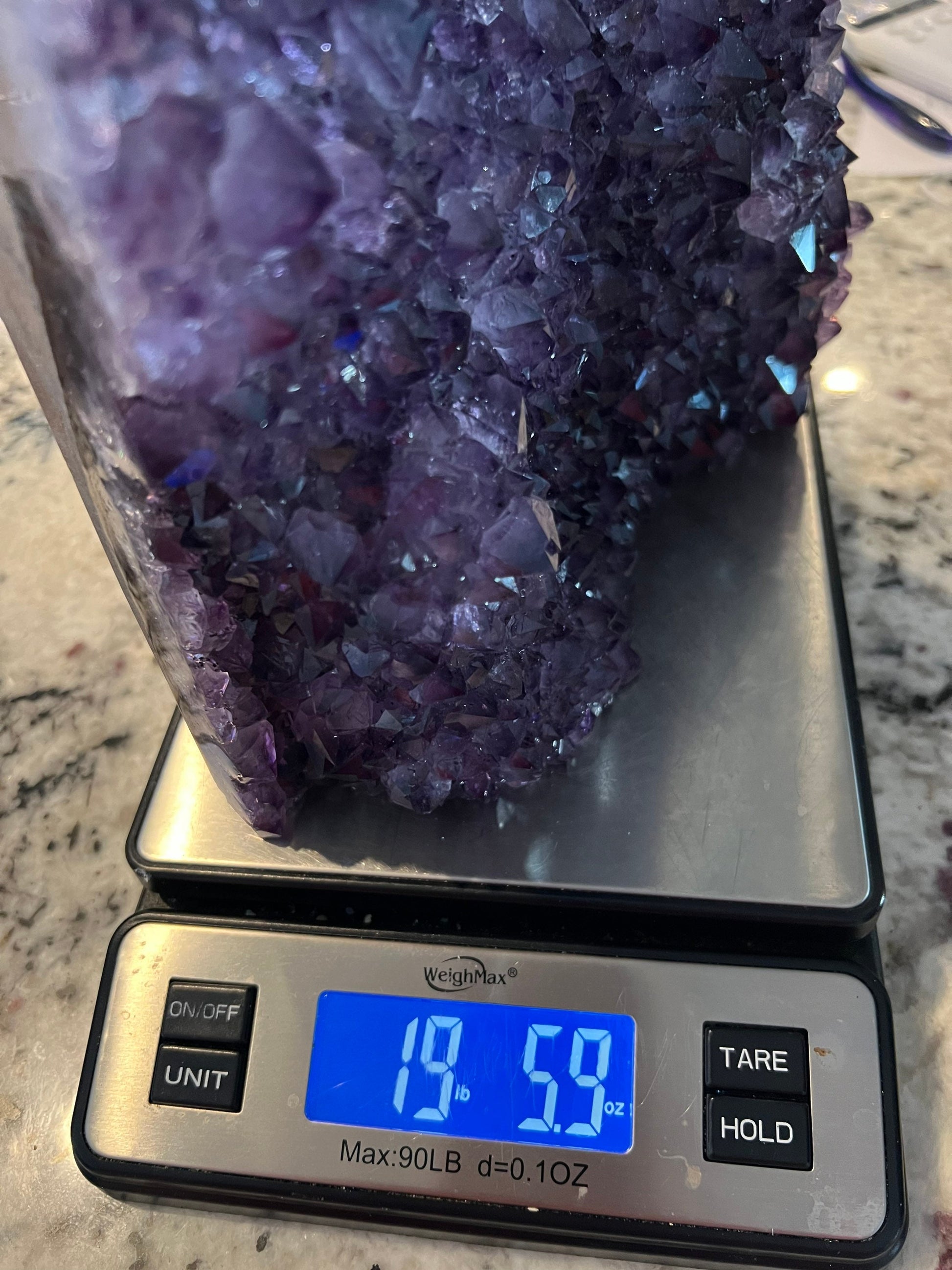 Purple amethyst 19 pounds 5oz
