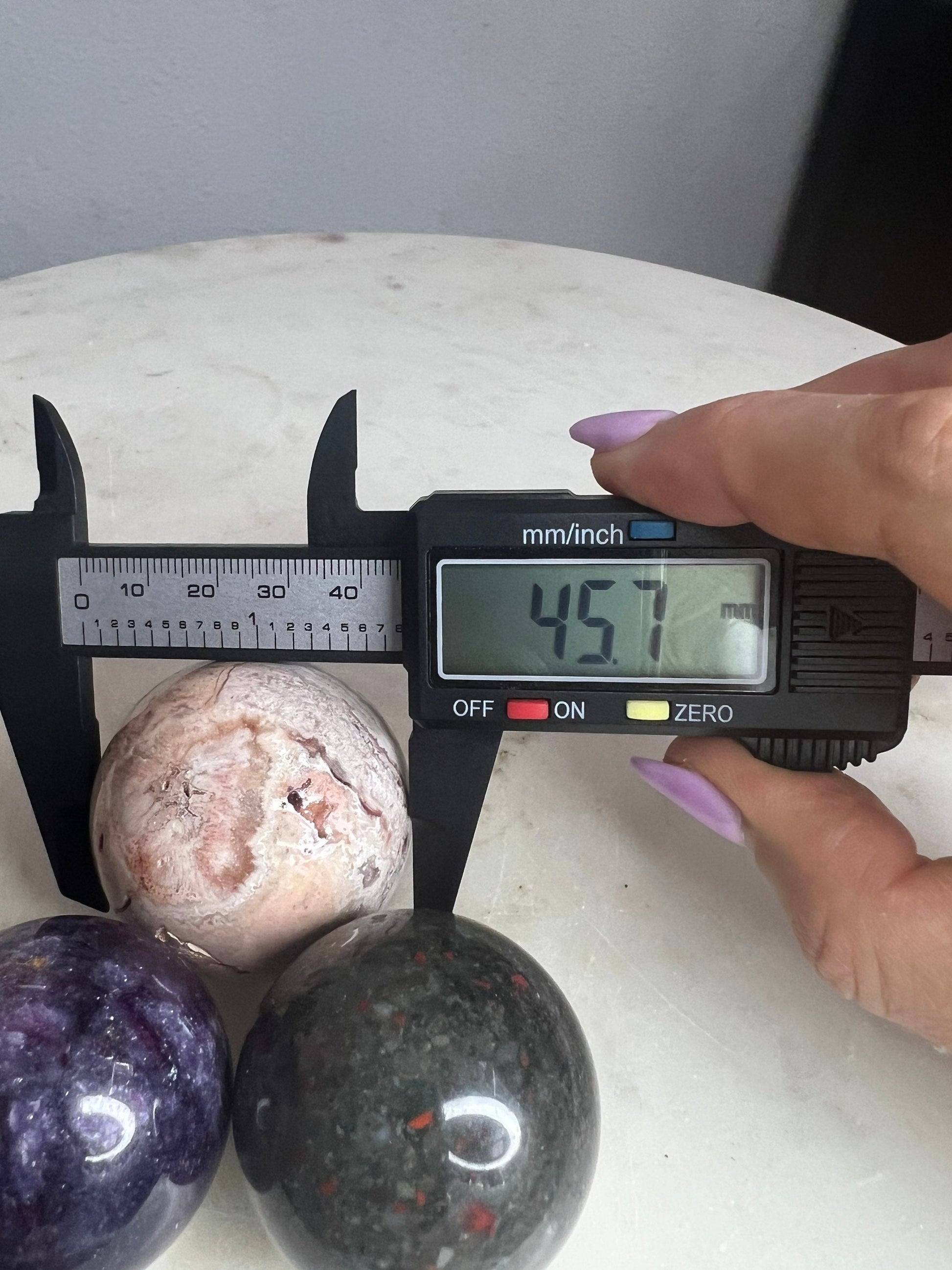 3. Small spheres total weight is 338grams