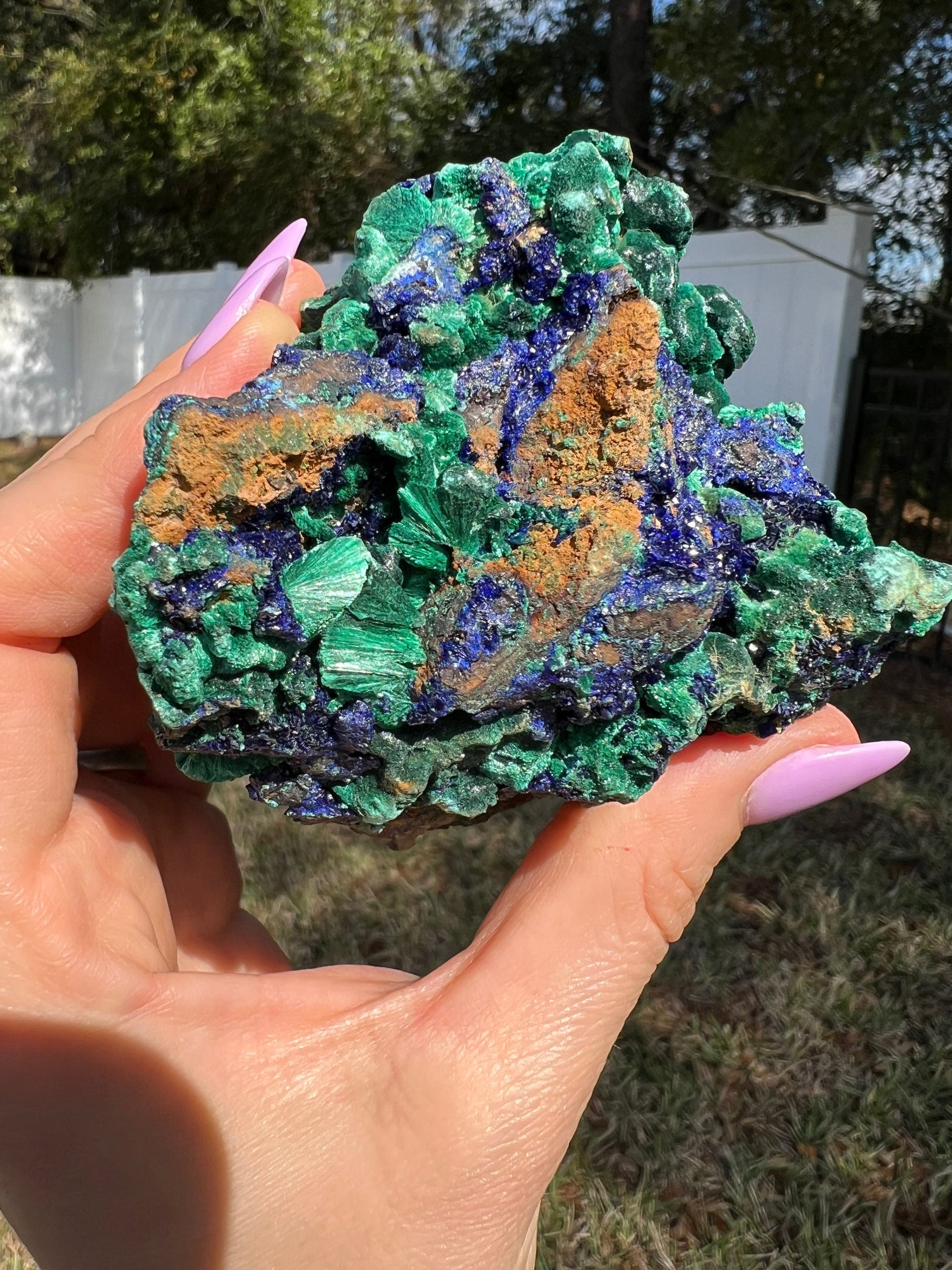 Azurite malachite 1pound 1oz