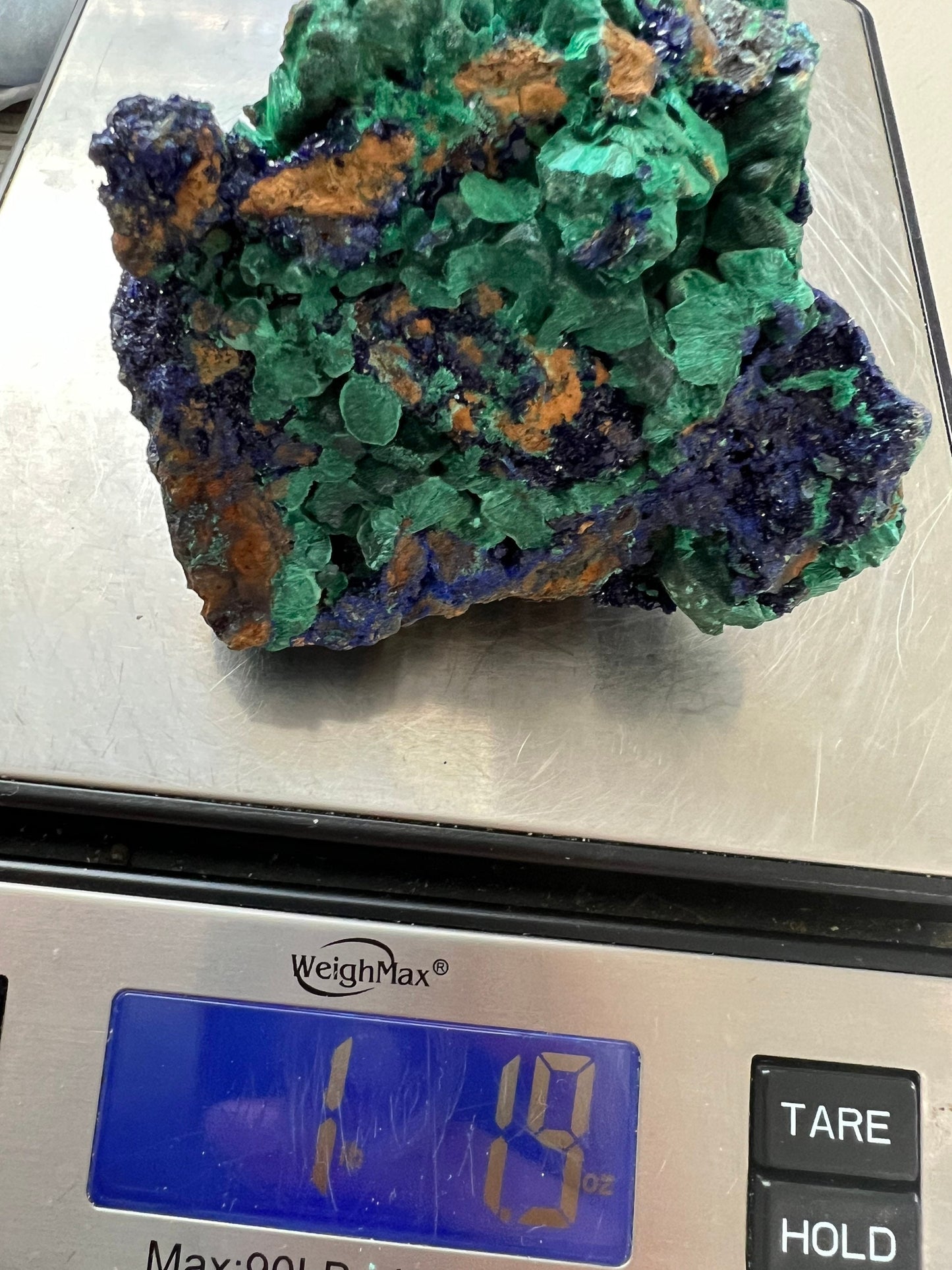 Azurite malachite 1pound 1oz