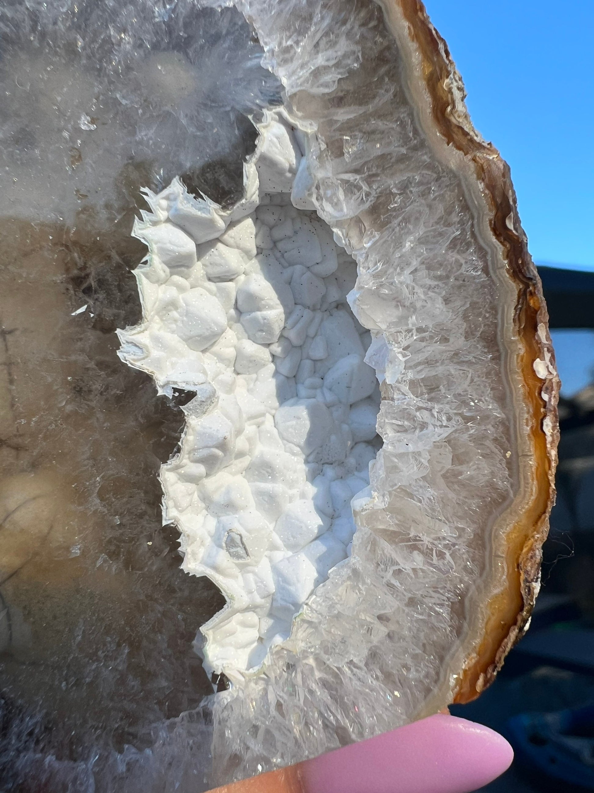 Geode Polished From Brazil 1lb