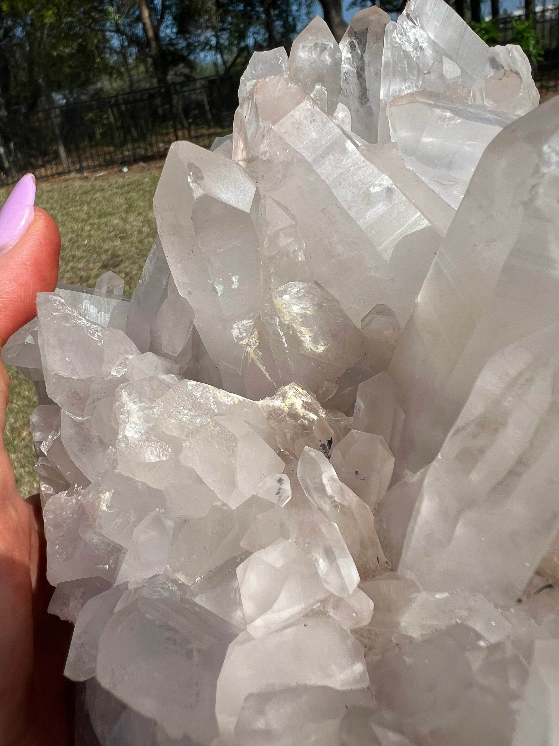 Natural crystal Quartz cluster 4 pounds 7oz