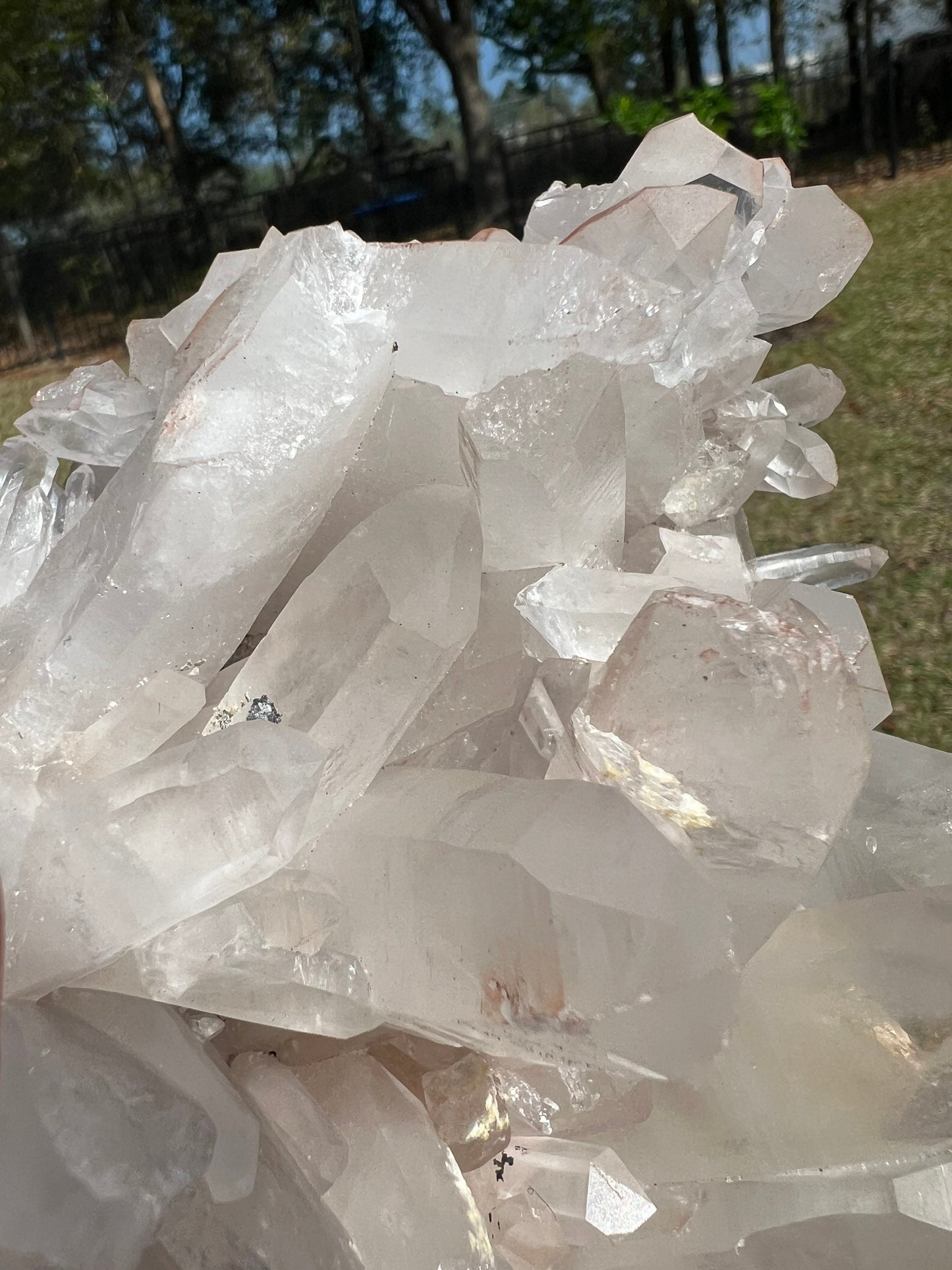 Natural crystal Quartz cluster 4 pounds 7oz