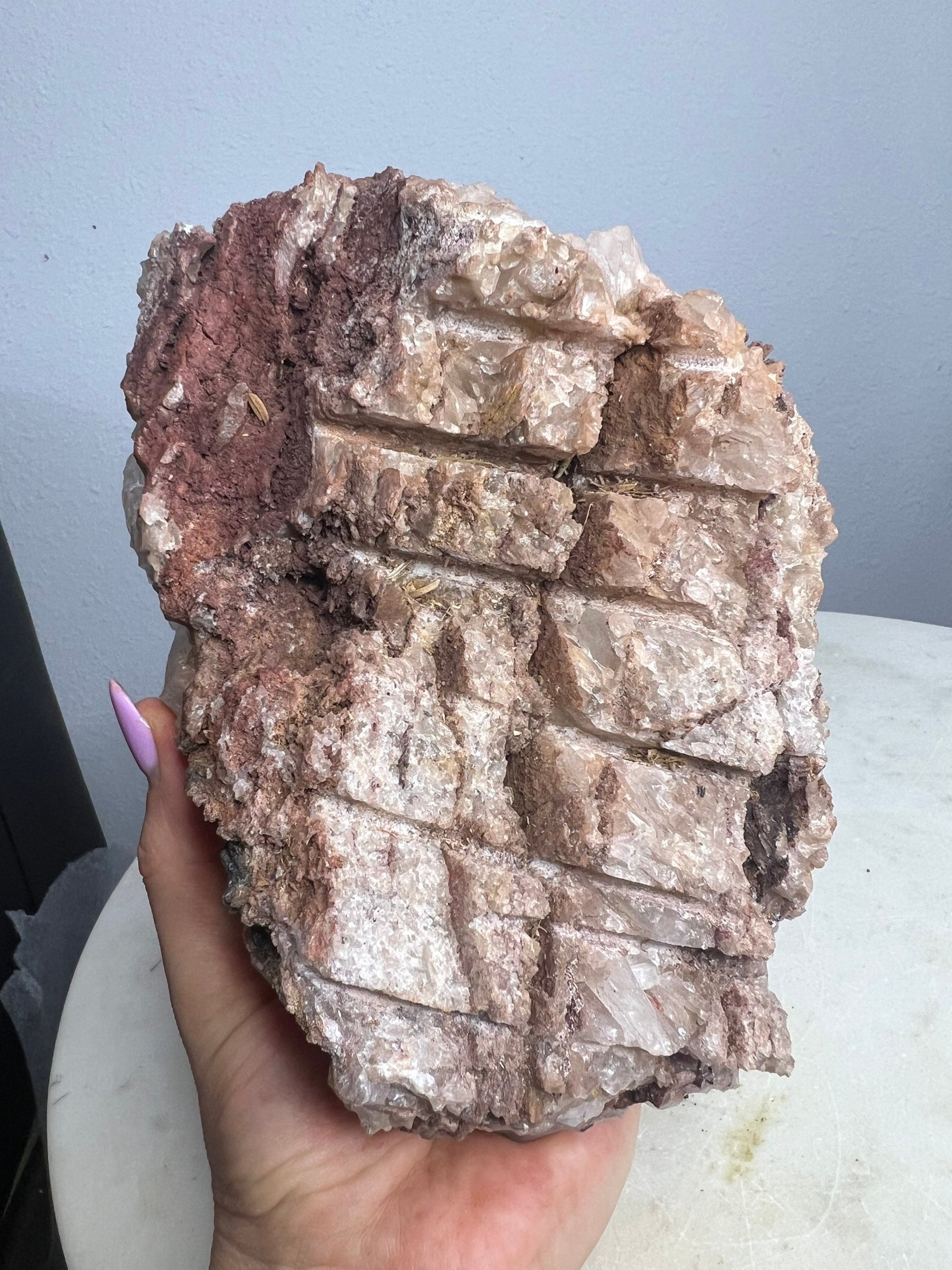 Natural crystal Quartz cluster 4 pounds 7oz
