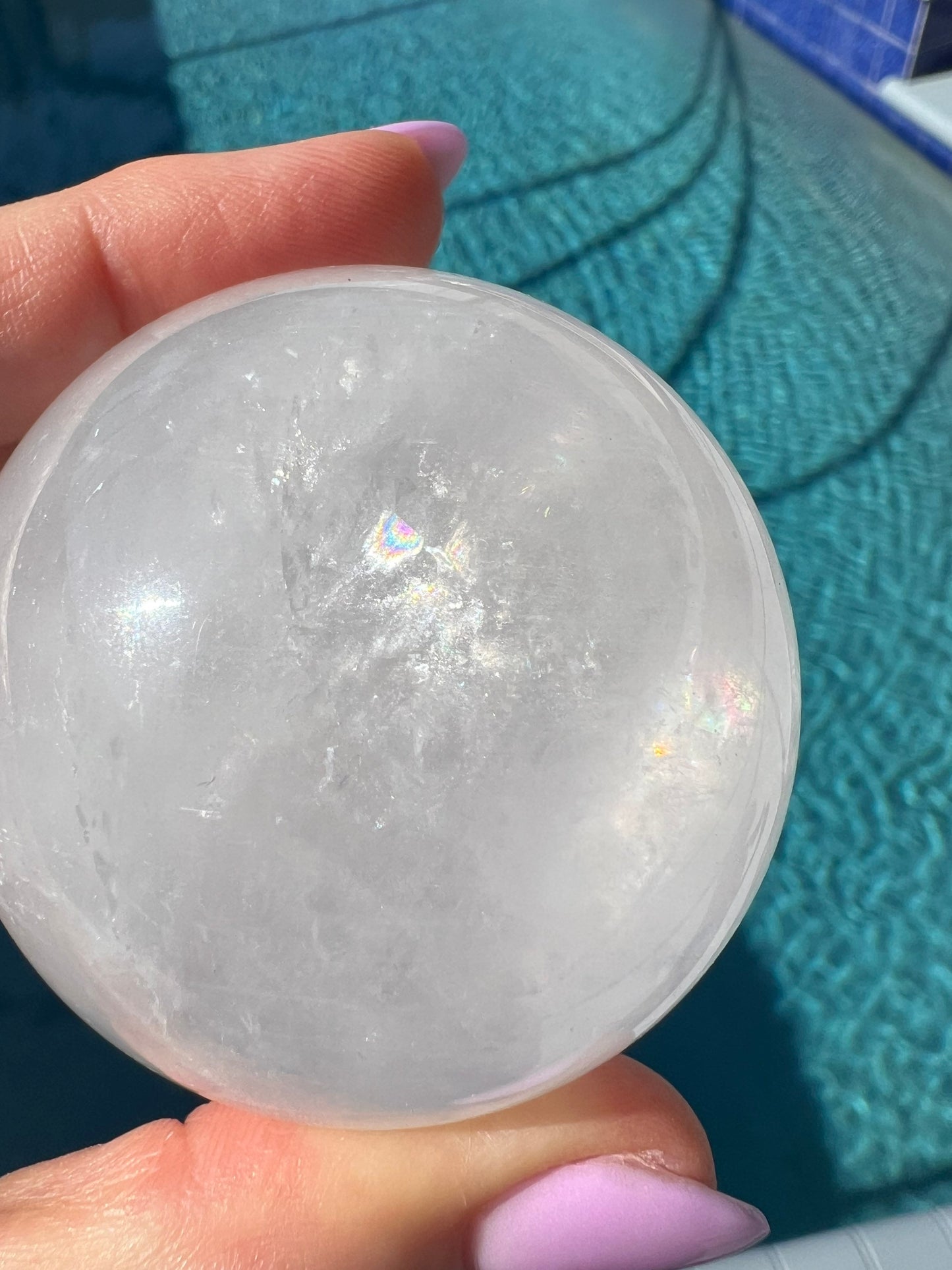 Natural crystal Quartz sphere 56mm