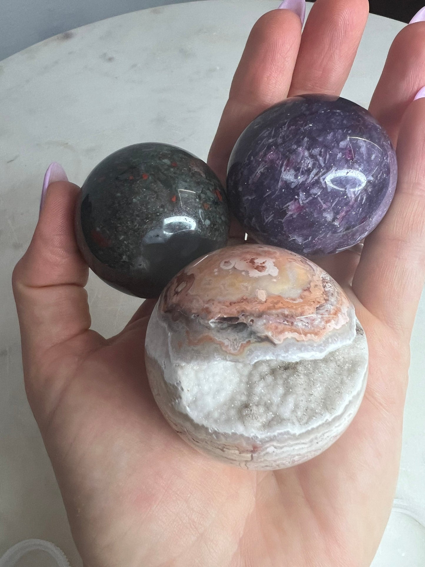 3. Small spheres total weight is 338grams
