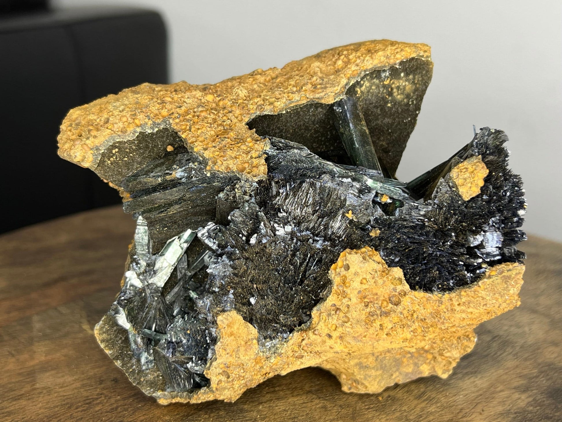 Natural Raw Vivianite Crystal 2lb 15oz from Brazil