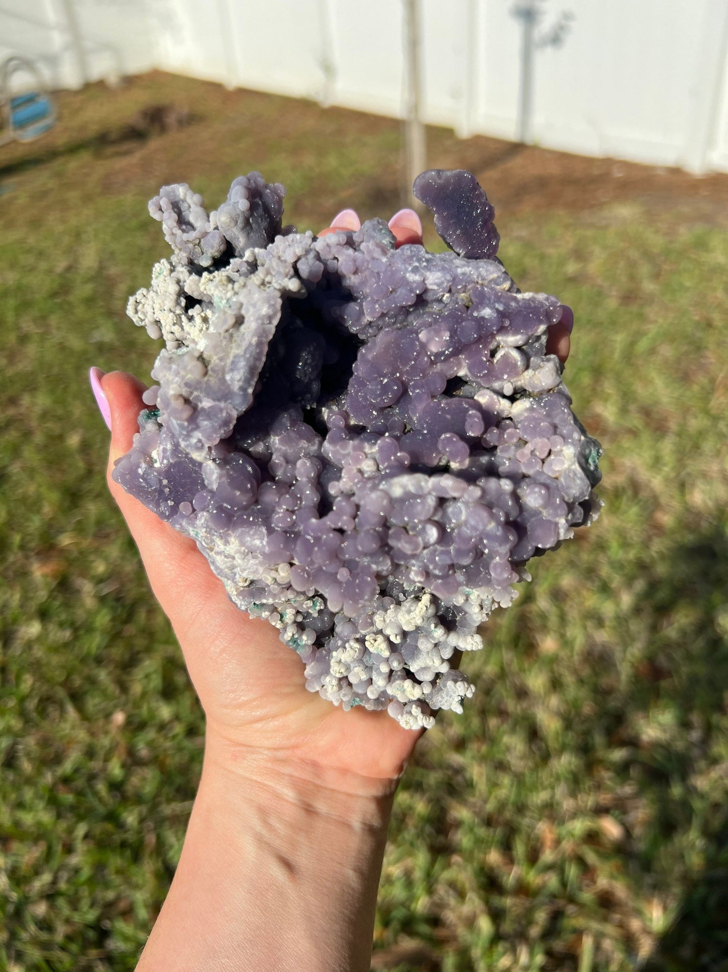 Grape agate 1pound 7oz