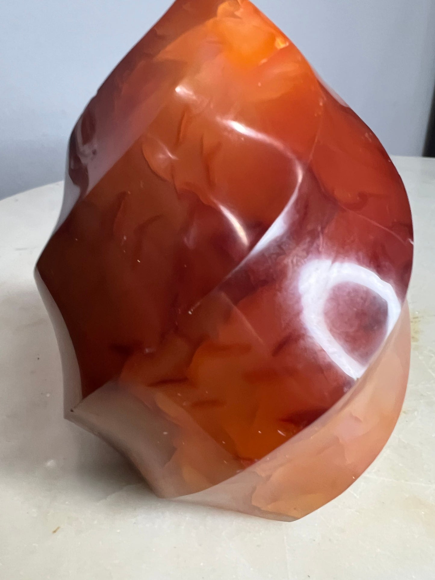 Carnelian flame 1pound 1oz