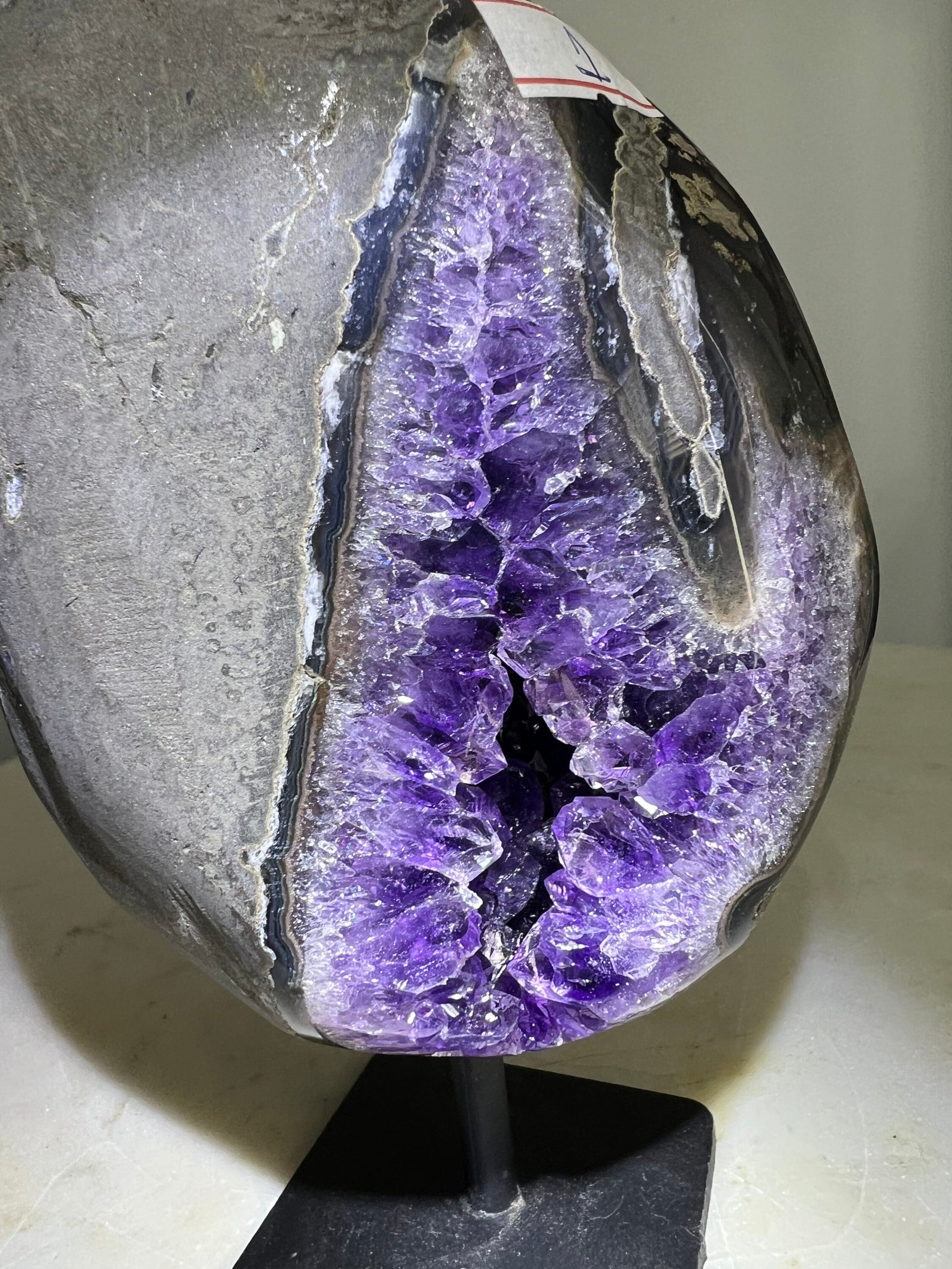 Amethyst on stand total weight 2pounds 4oz