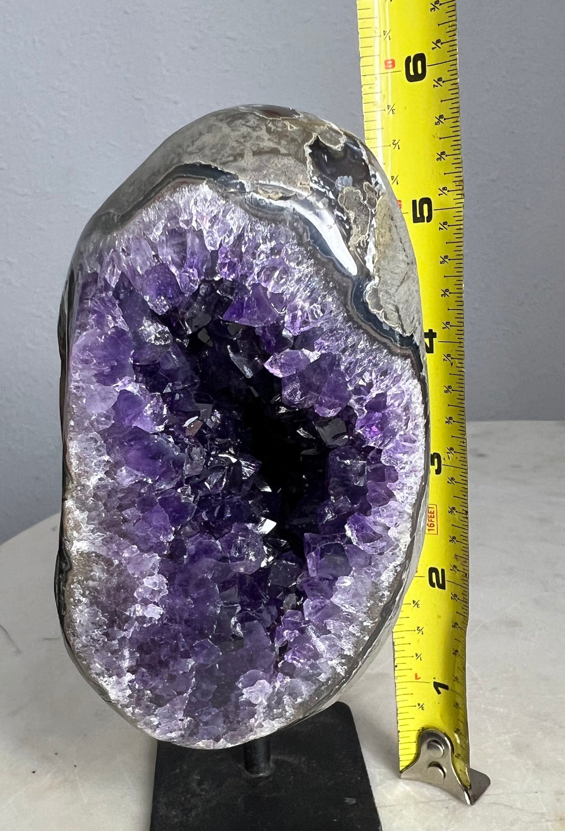 Amethyst on stand total weight 2pounds 4oz