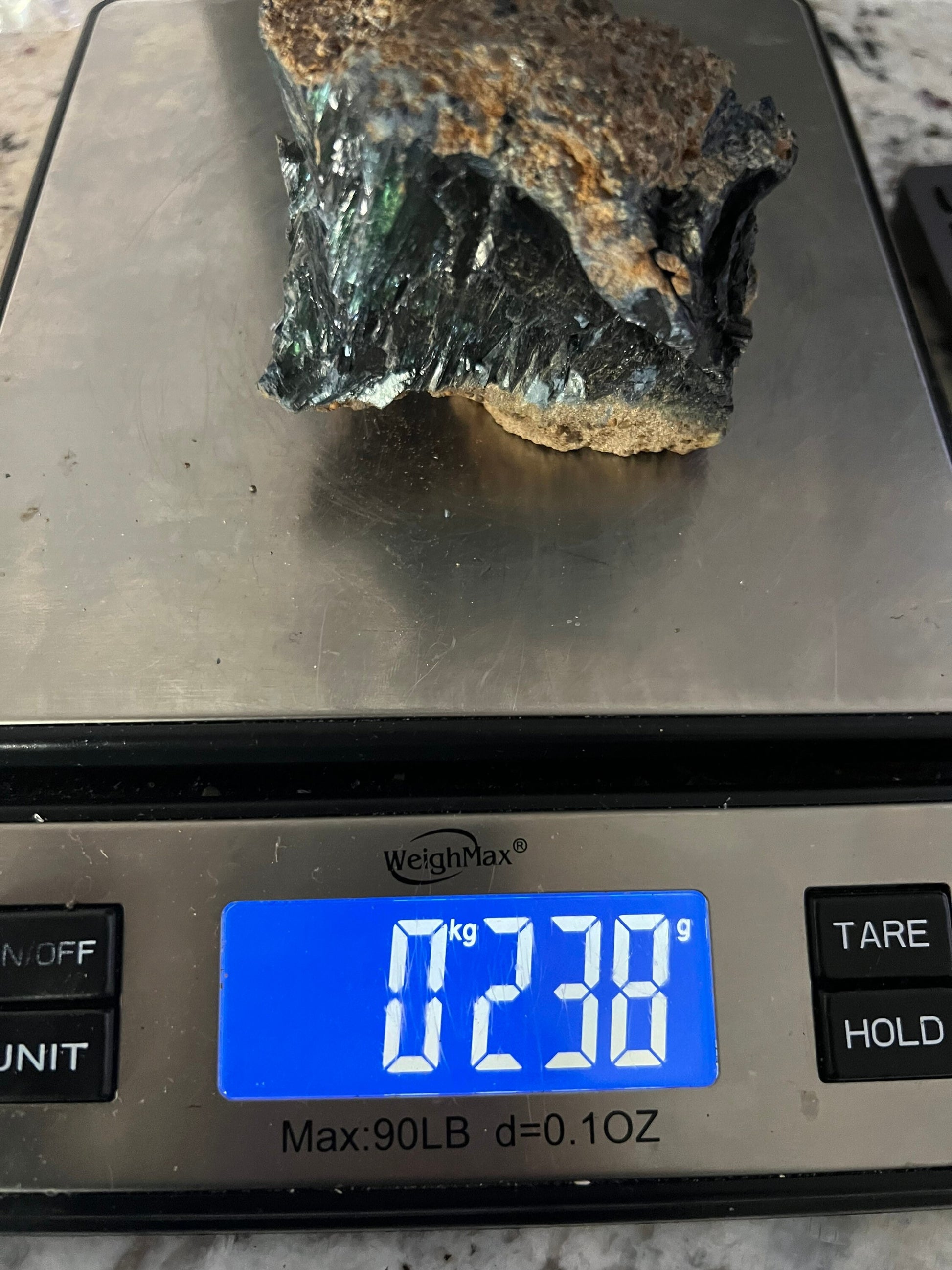 Vivianite cluster 238 grams