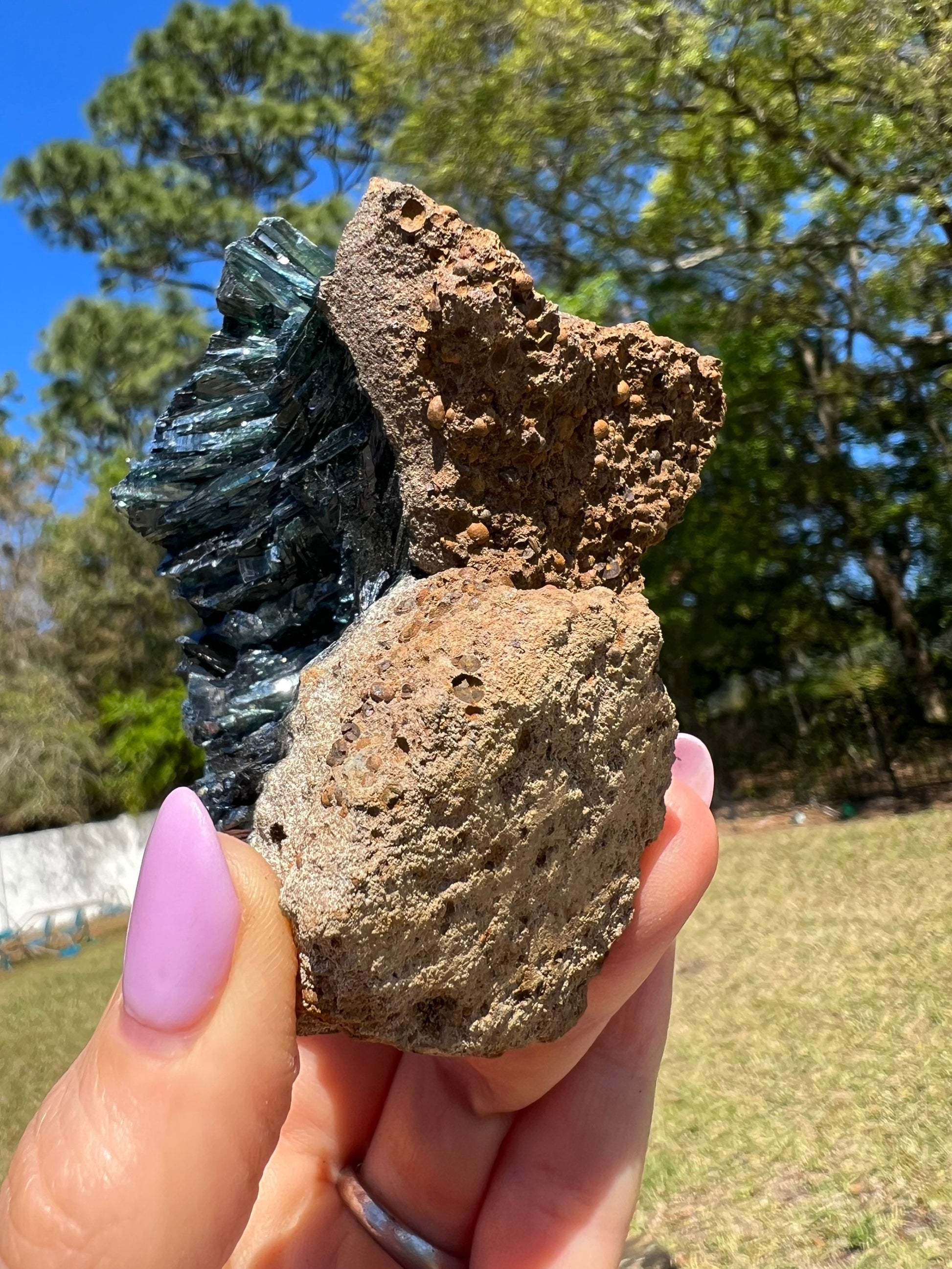 Vivianite cluster 238 grams