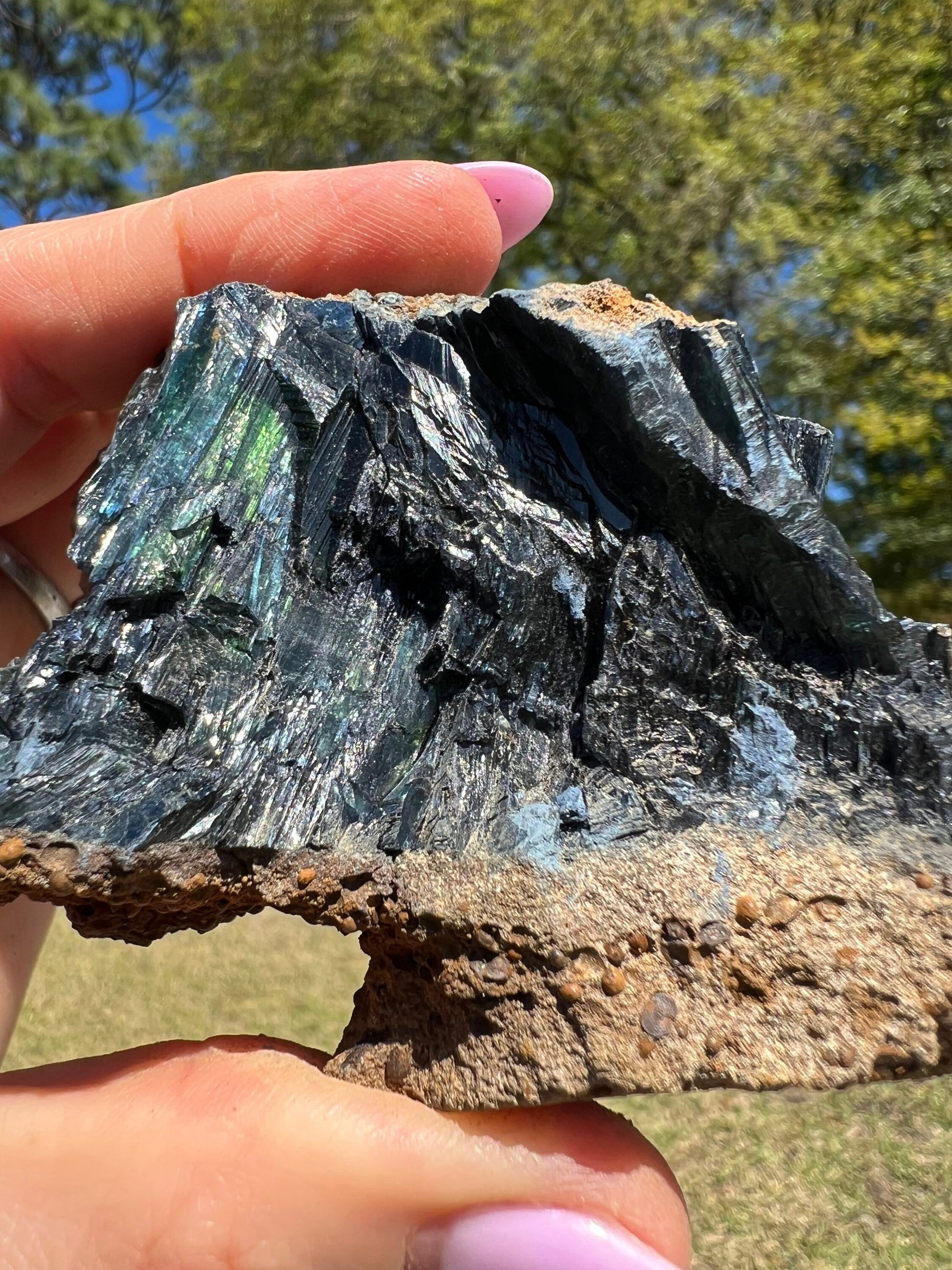 Vivianite cluster 238 grams