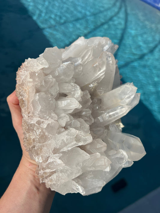 Natural crystal Quartz cluster 4 pounds 7oz