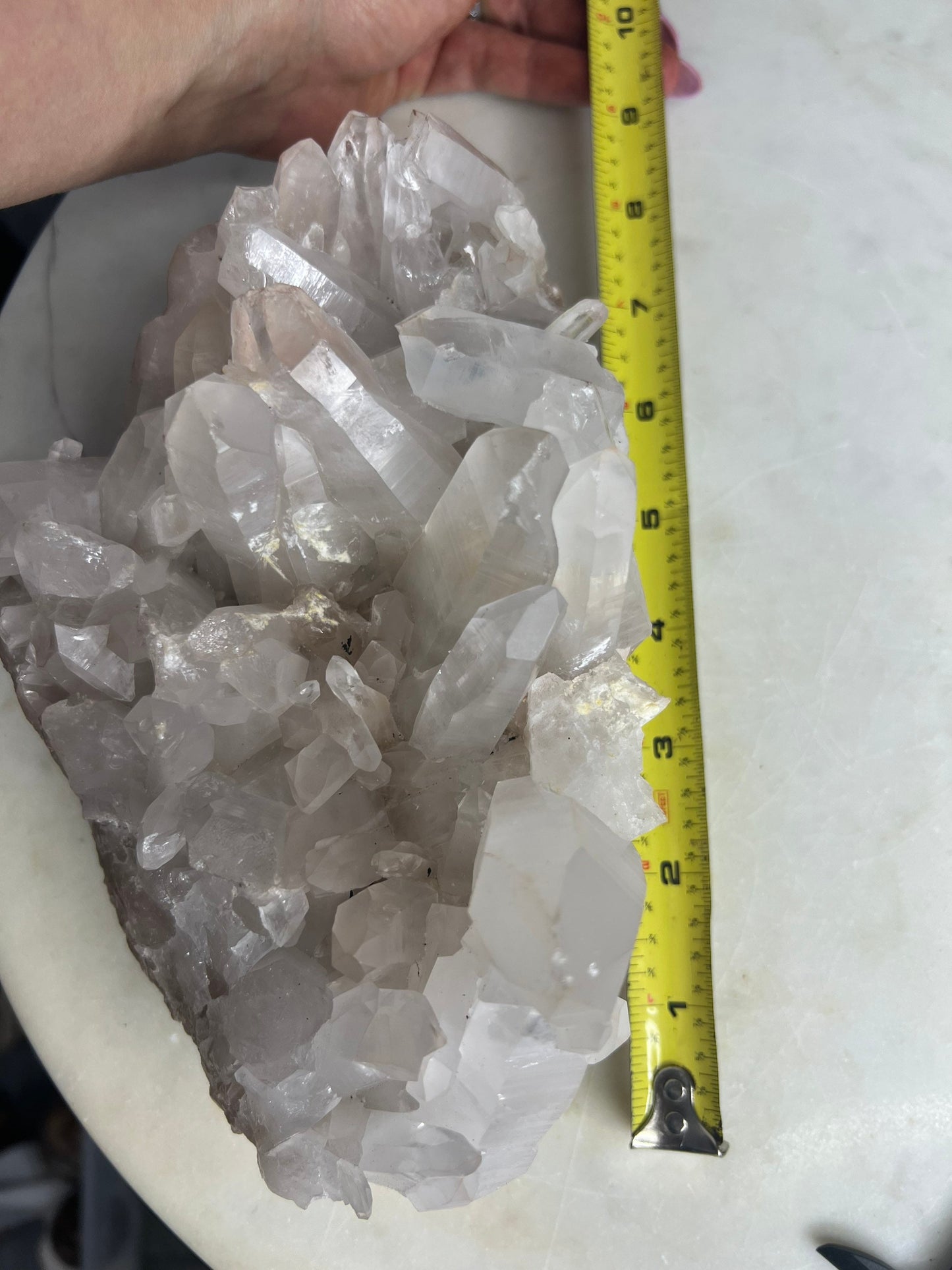 Natural crystal Quartz cluster 4 pounds 7oz