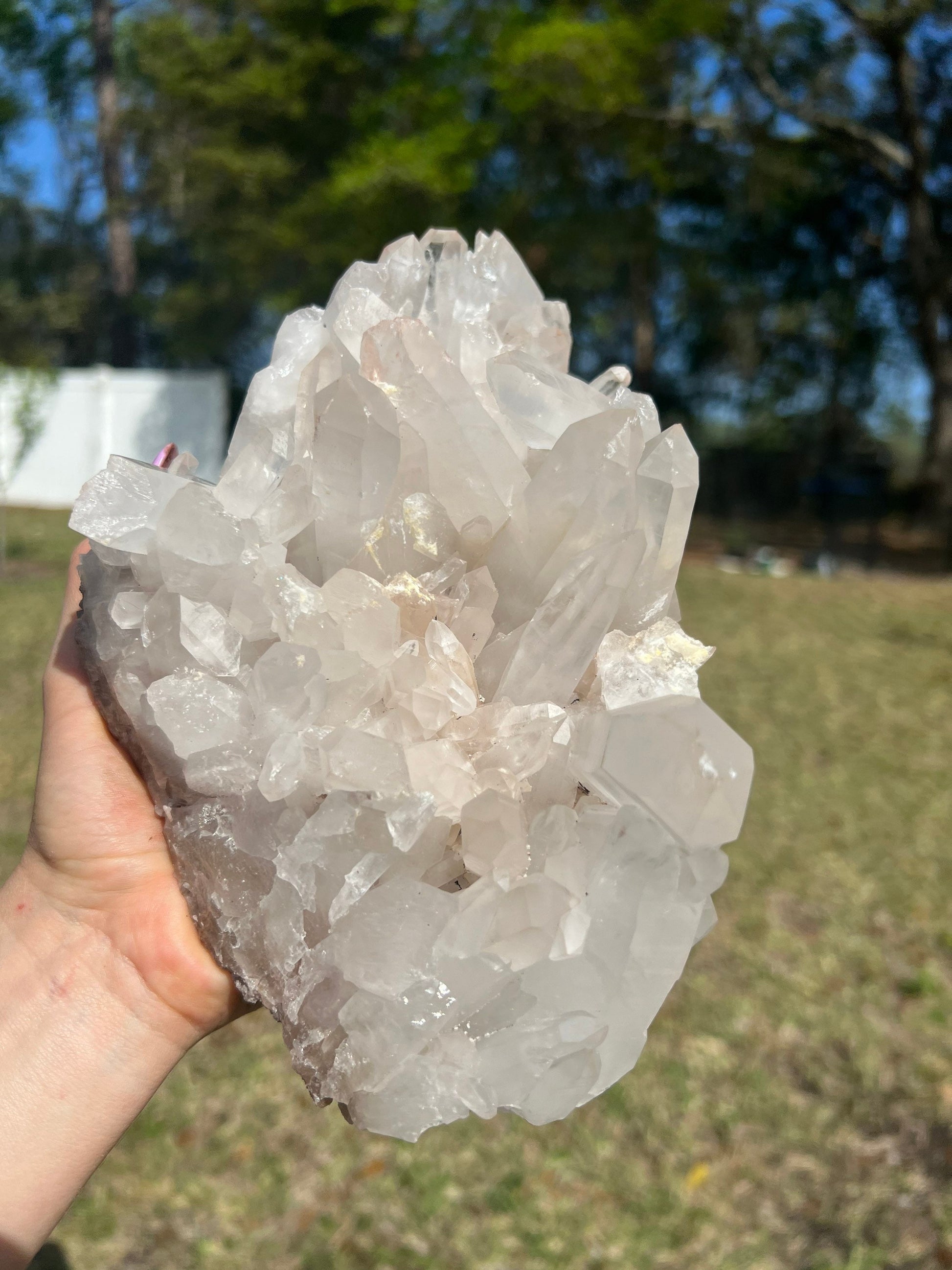 Natural crystal Quartz cluster 4 pounds 7oz