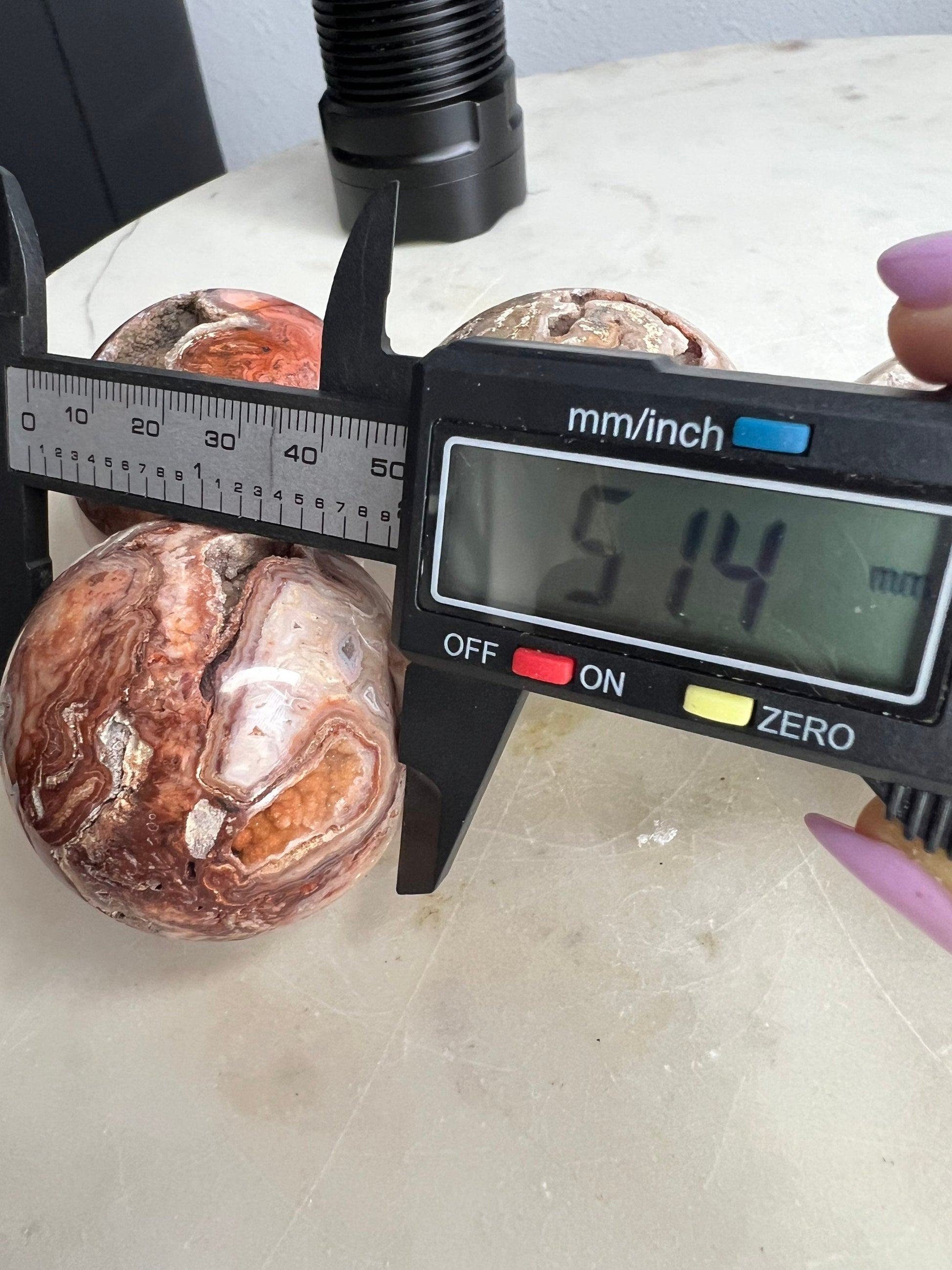 5 crazy lace spheres total weight 2pounds you get all in pictures.