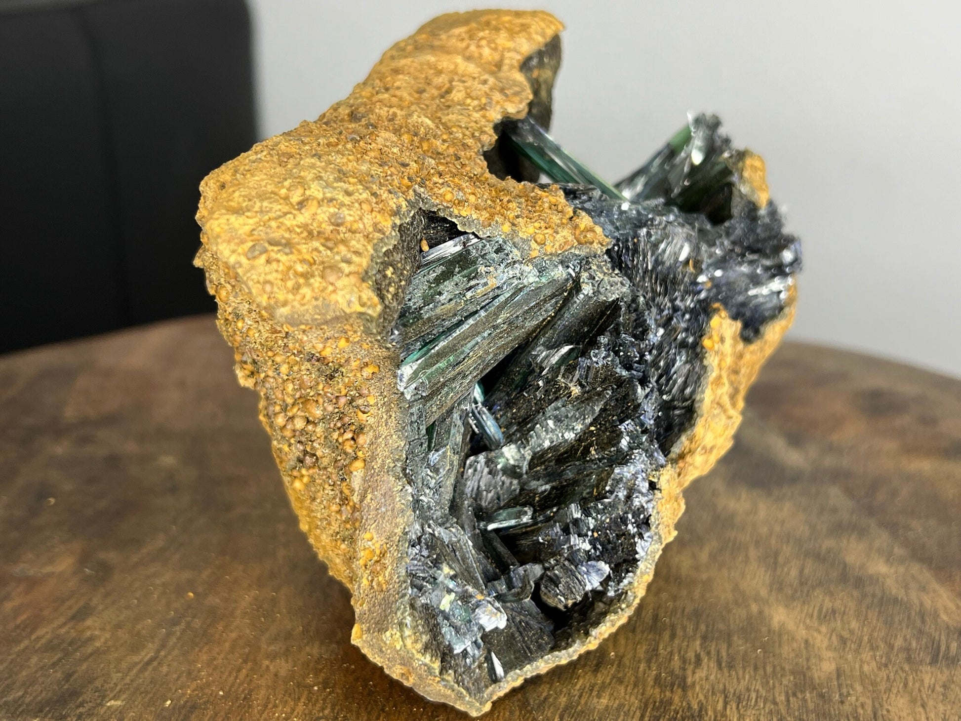 Natural Raw Vivianite Crystal 2lb 15oz from Brazil
