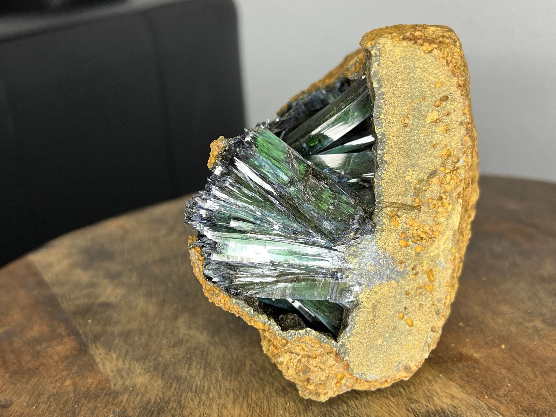 Natural Raw Vivianite Crystal 2lb 15oz from Brazil