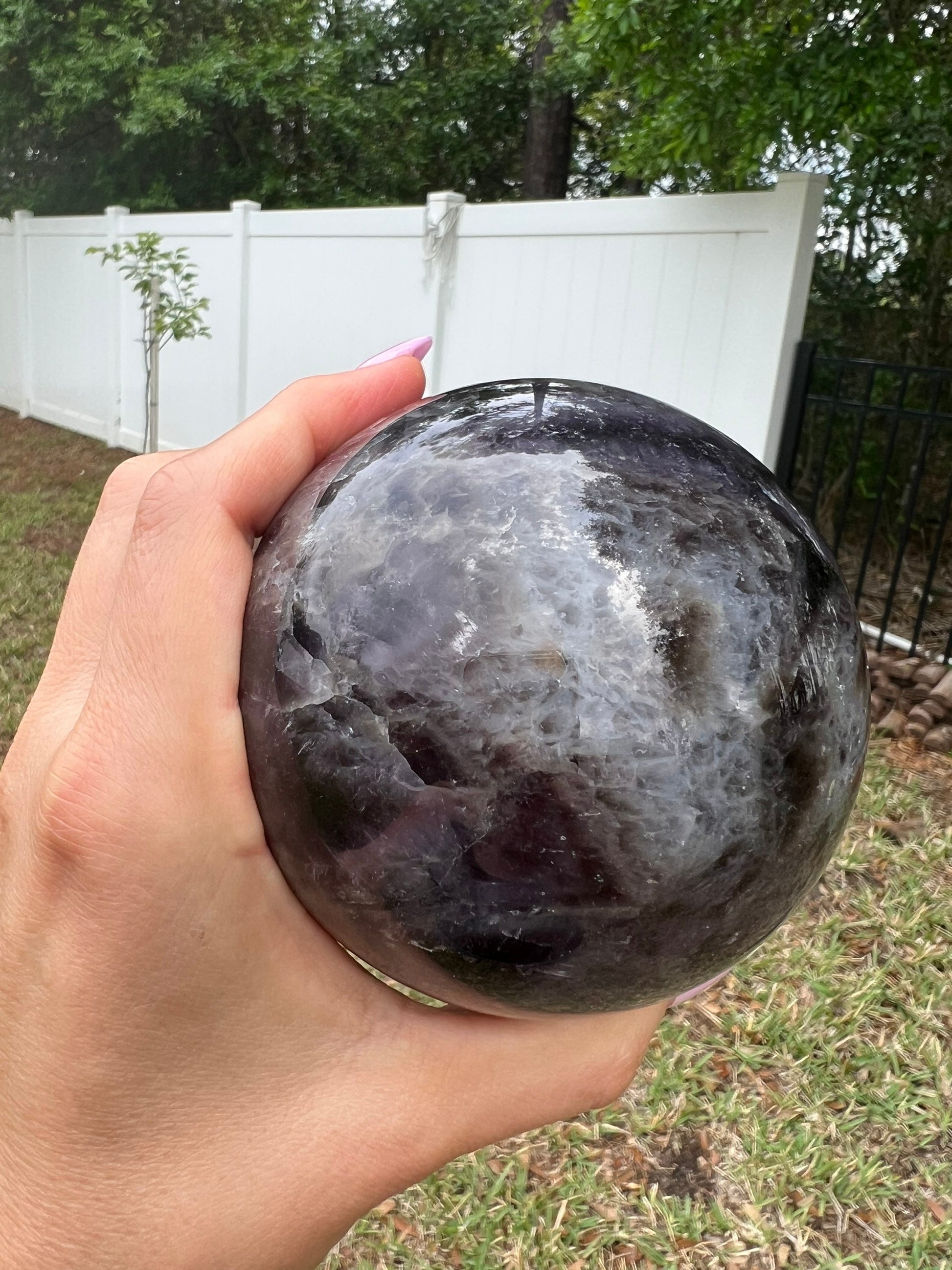 Dream amethyst 89mm sphere