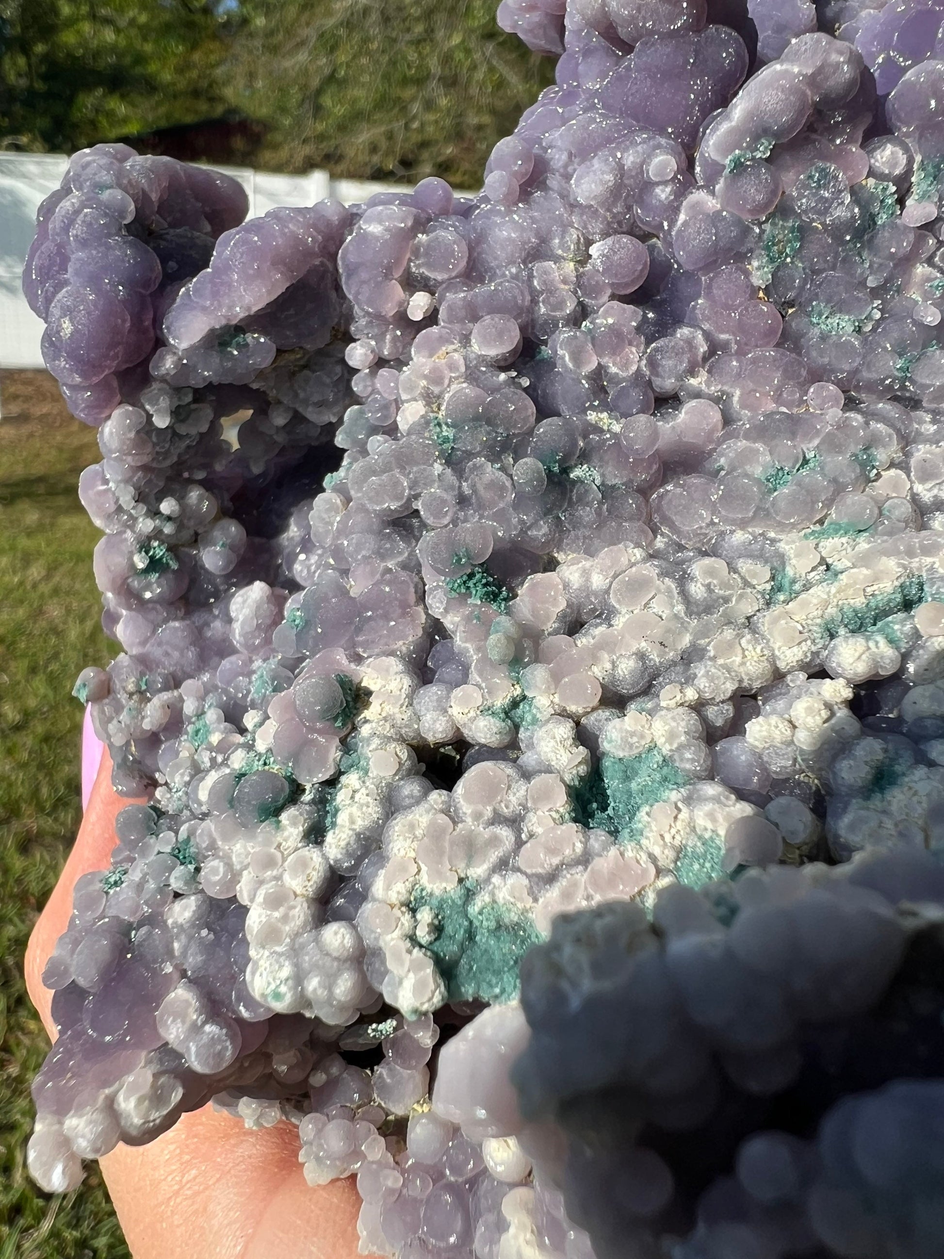 Grape agate 1pound 7oz