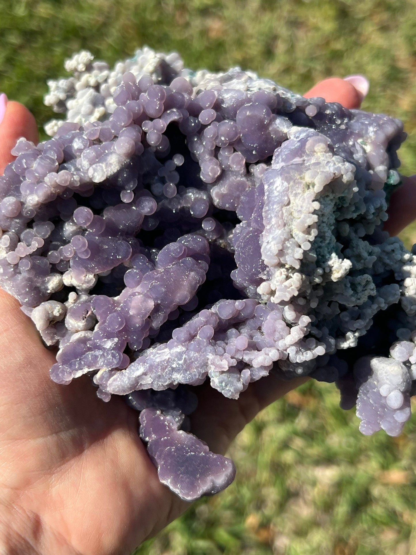 Grape agate 1pound 7oz