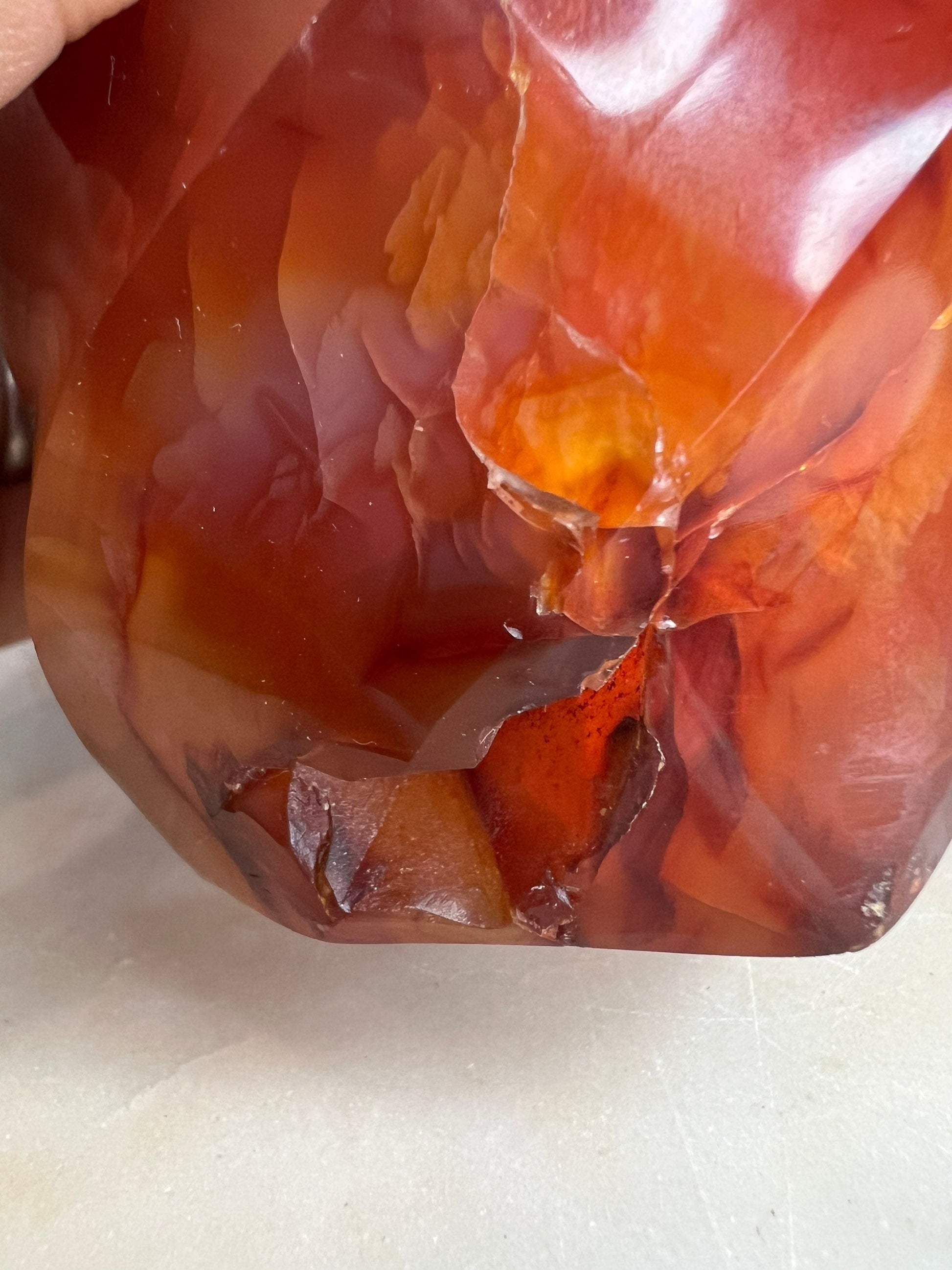 Carnelian flame 1pound 1oz