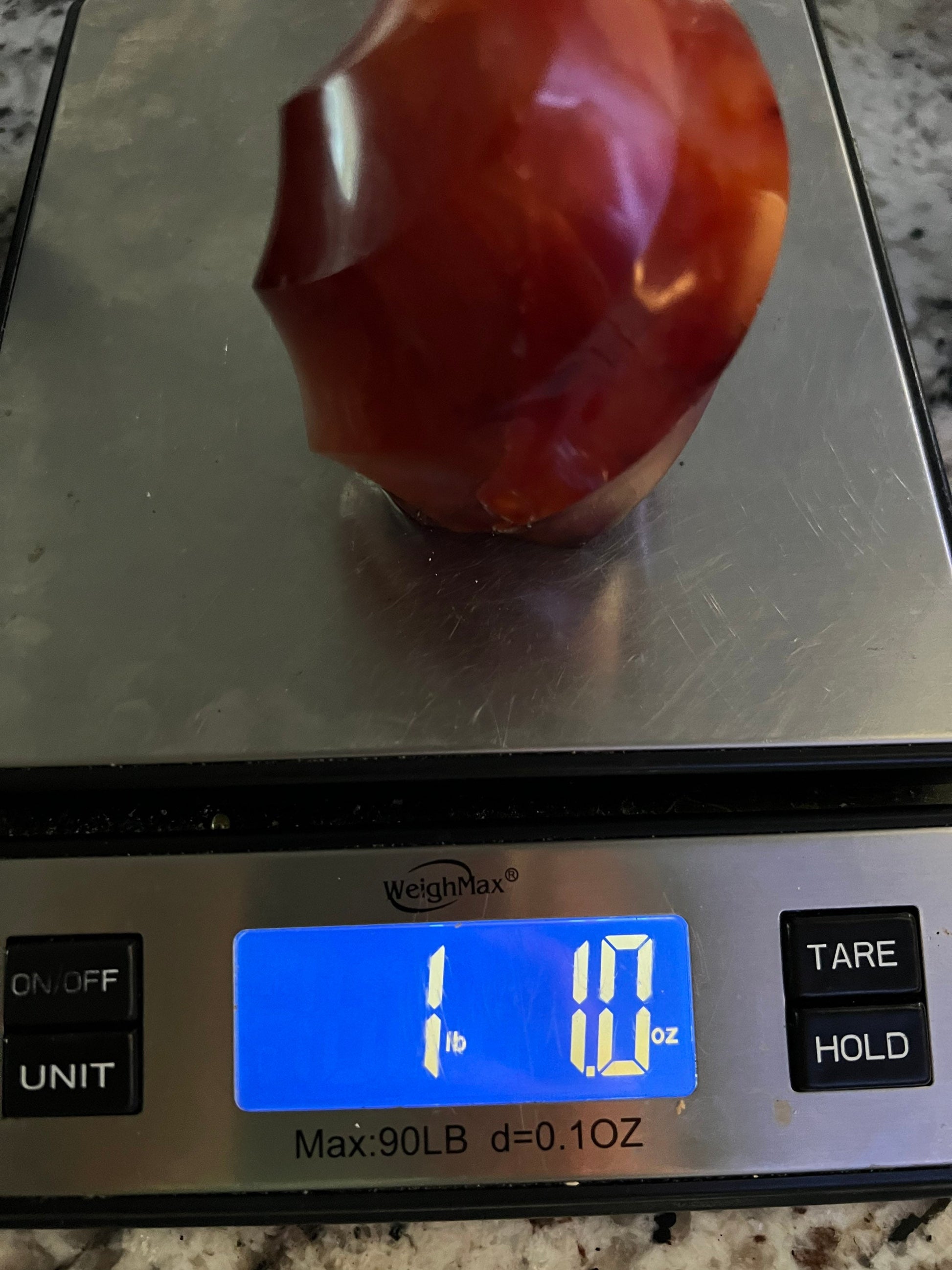 Carnelian flame 1pound 1oz
