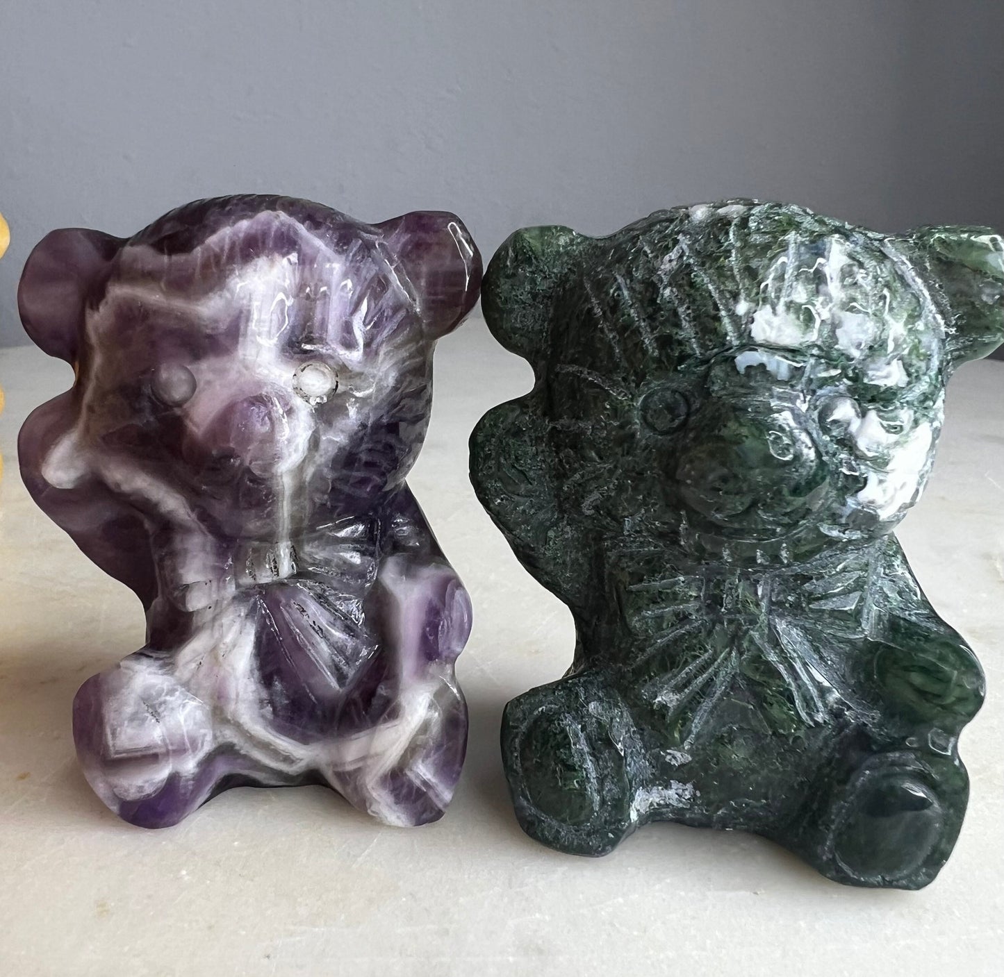 4 crystal bear set total weight 1pound.