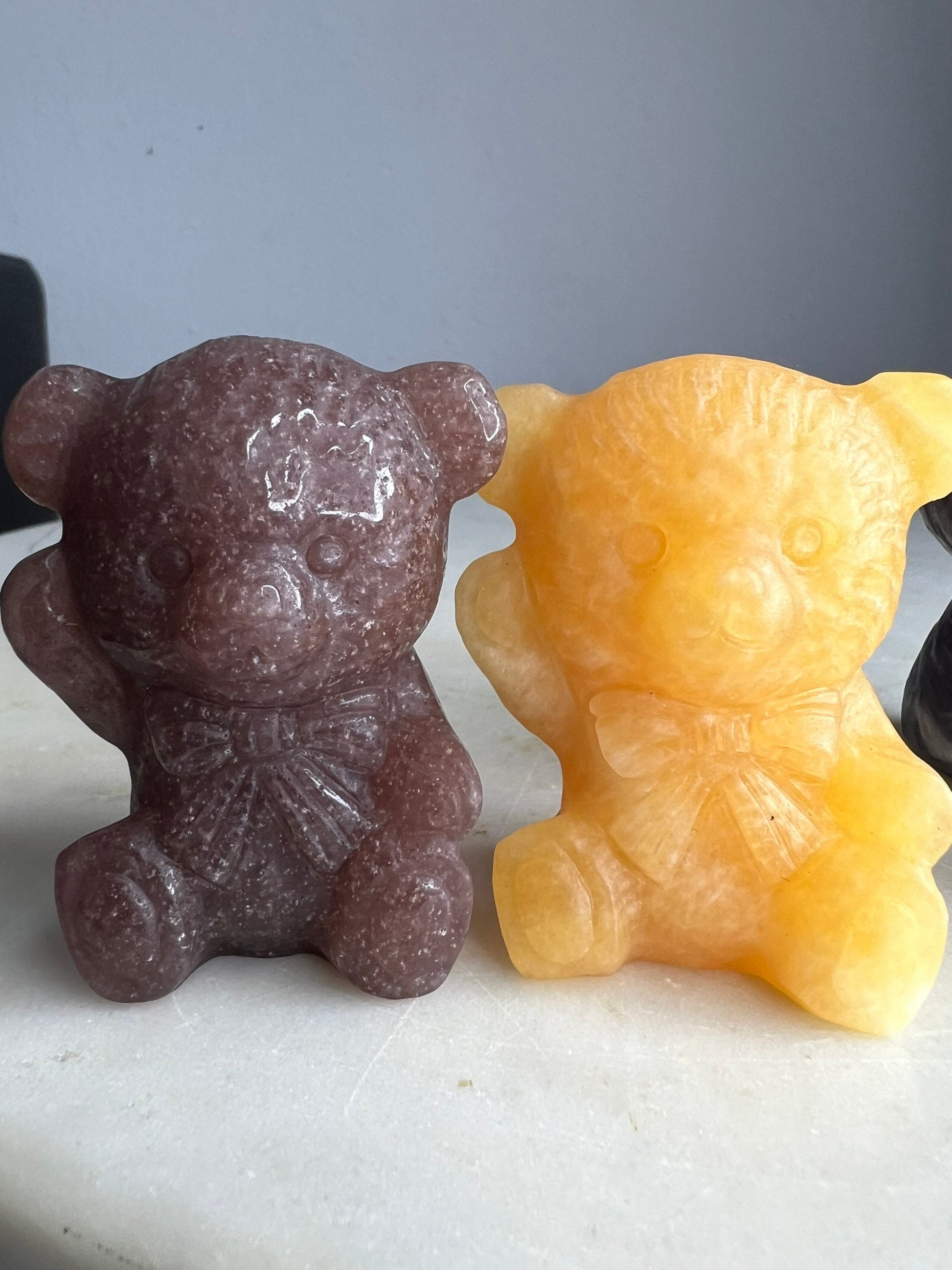 4 crystal bear set total weight 1pound.