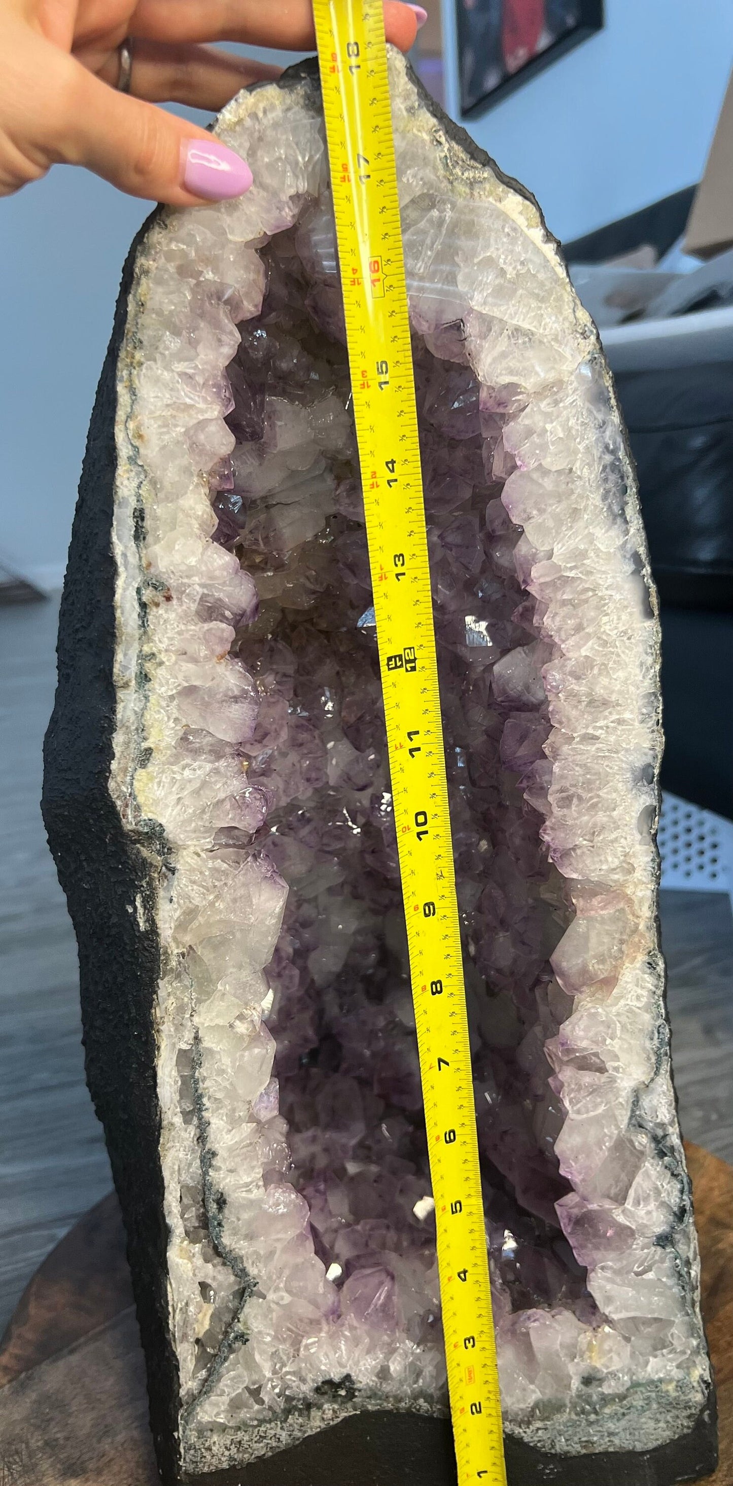 Amethyst cathedral geode 47 pounds.