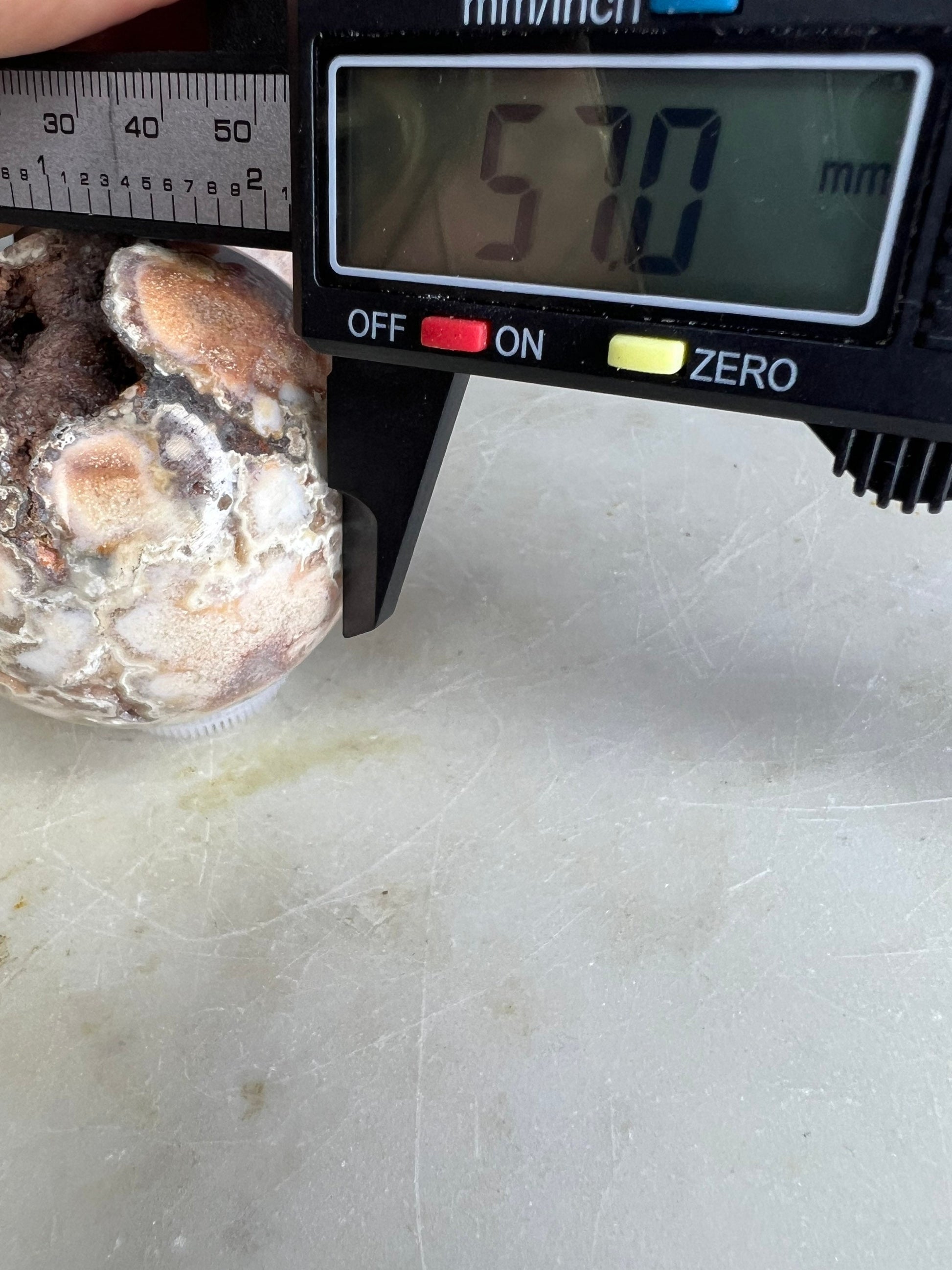 3 crazy lace spheres total weight is 1 pound 6oz