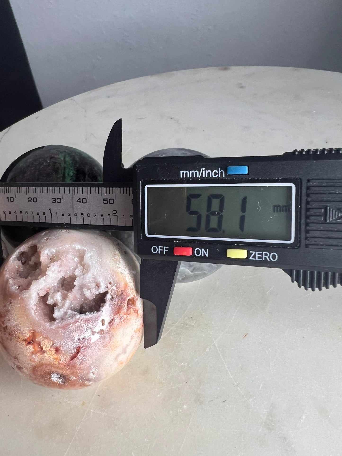 3 sphere set total weight is 2pounds.