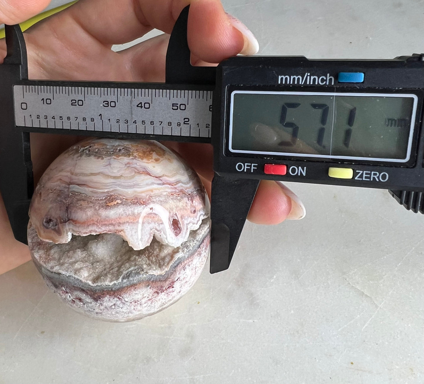 Crazy lace sphere 232grams and 57mm