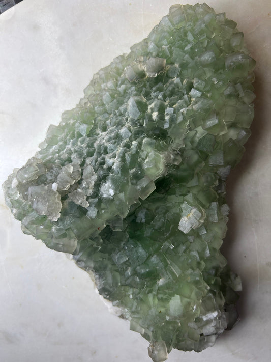 Green cubed fluorite 3pounds 4oz