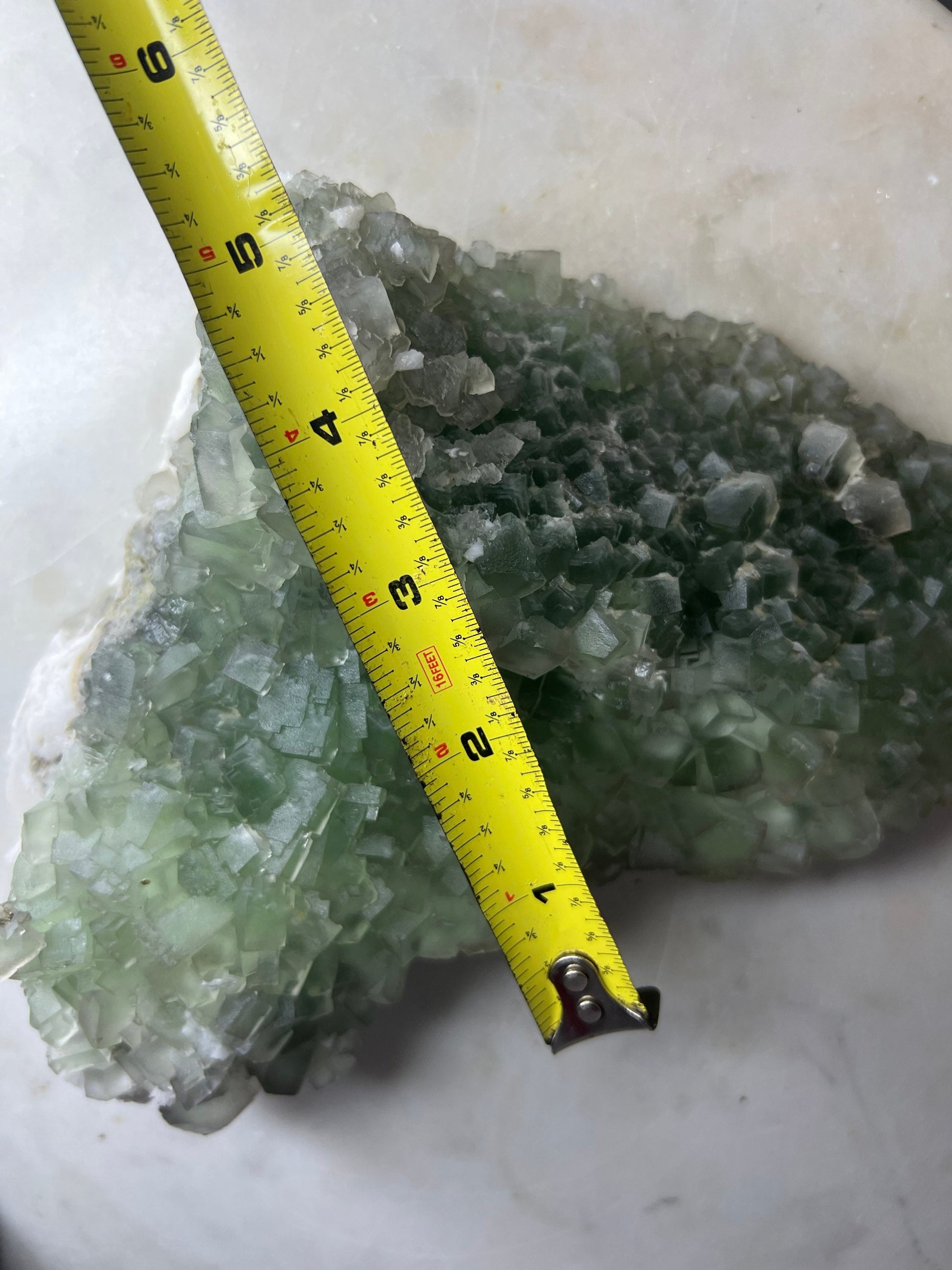 Green cubed fluorite 3pounds 4oz
