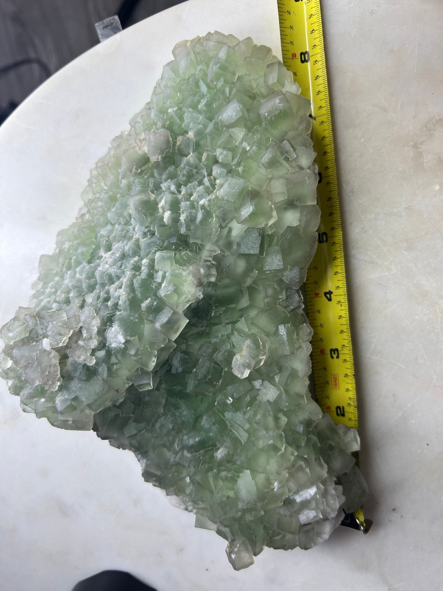 Green cubed fluorite 3pounds 4oz