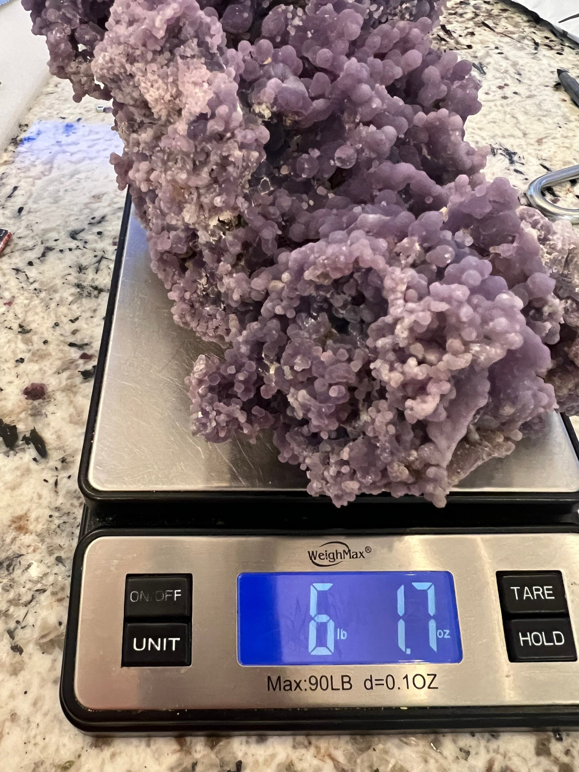 Grape agate 6pound 1oz