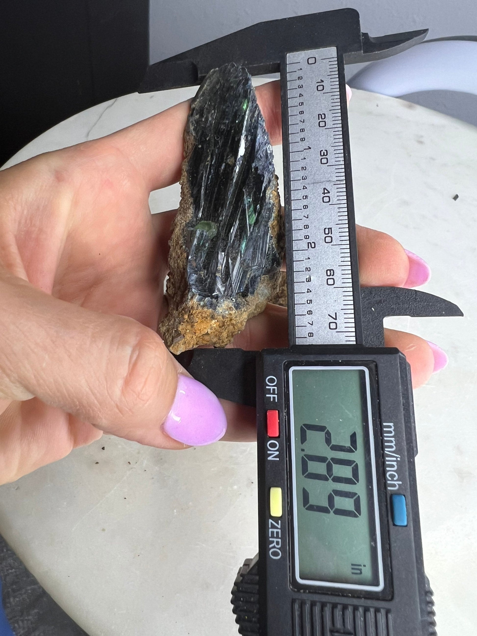 2vivianite clusters total weight 180grams