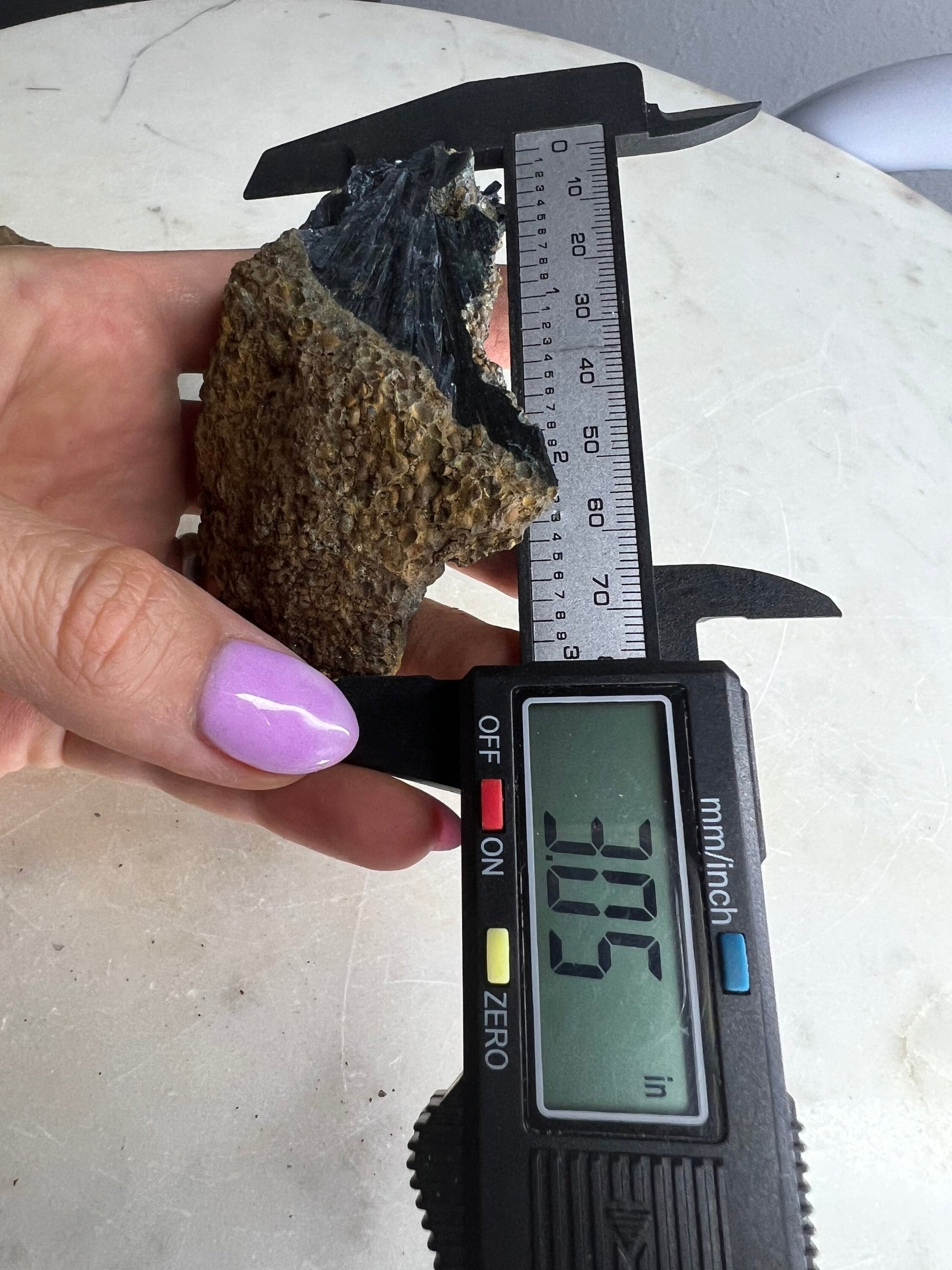 2vivianite clusters total weight 180grams