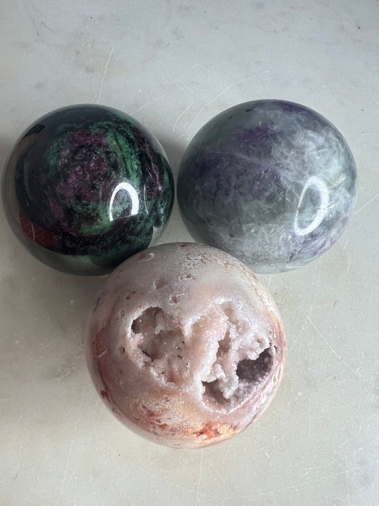 3 sphere set total weight is 2pounds.