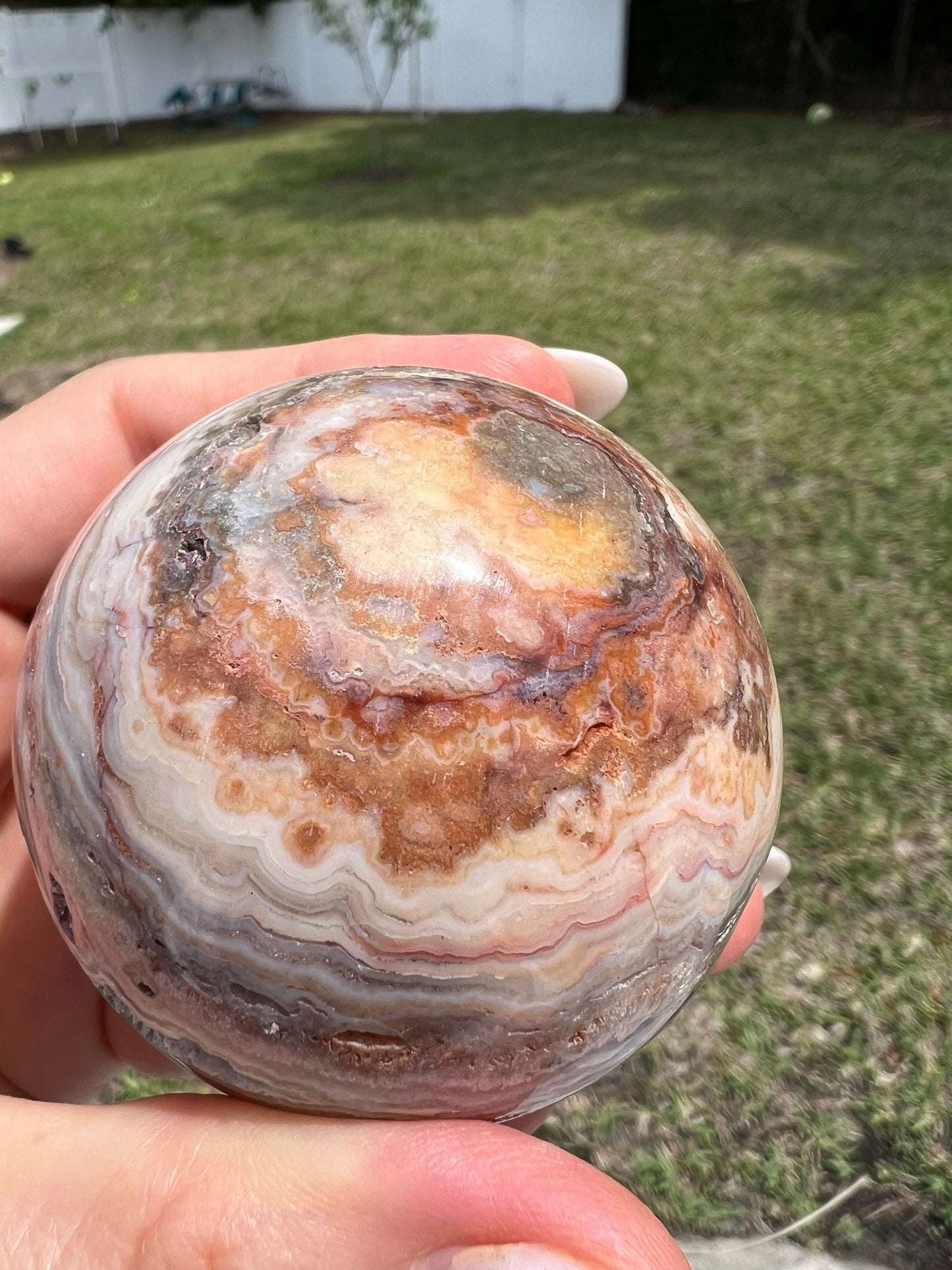 Crazy lace sphere 232grams and 57mm